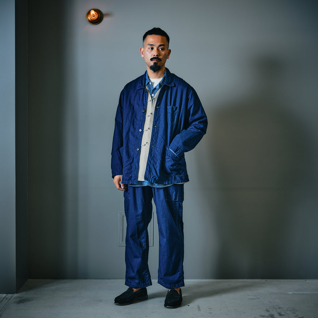 90's USA製 POST OVERALLS Chambray Pullover Jacket / ポスト