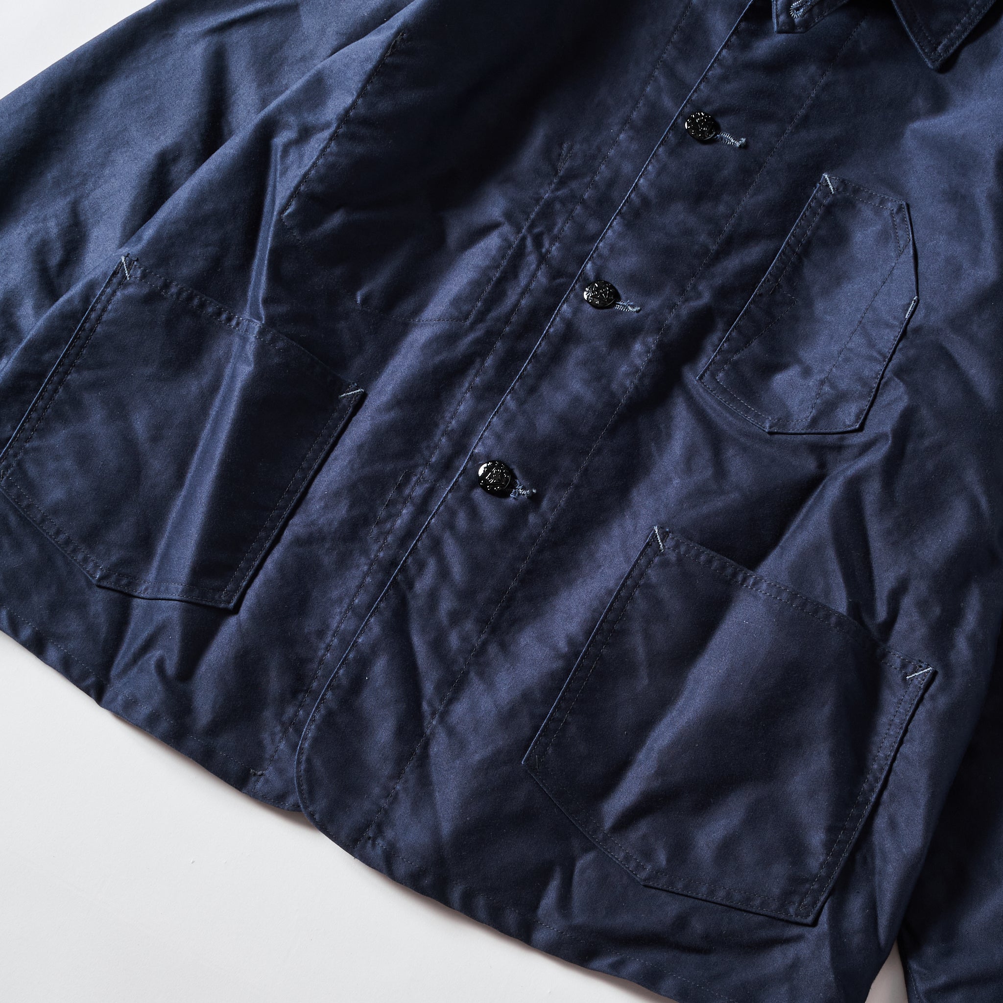 #1101-MN No.1 Jacket : vintage moleskin navy