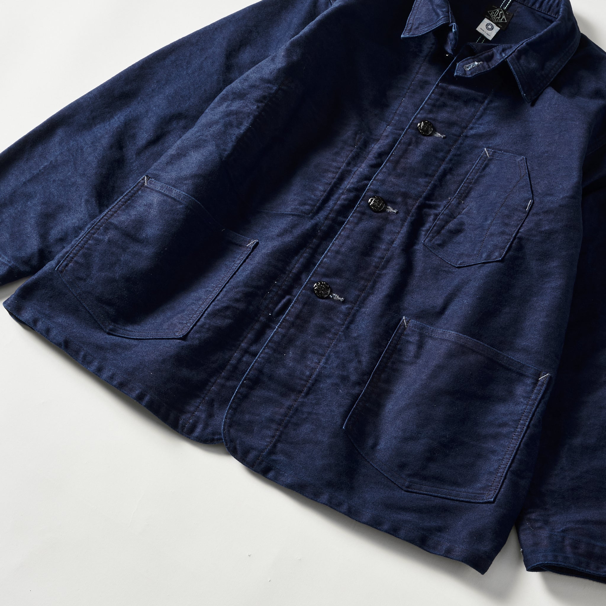#1101-MI No.1 Jacket : vintage moleskin indigo