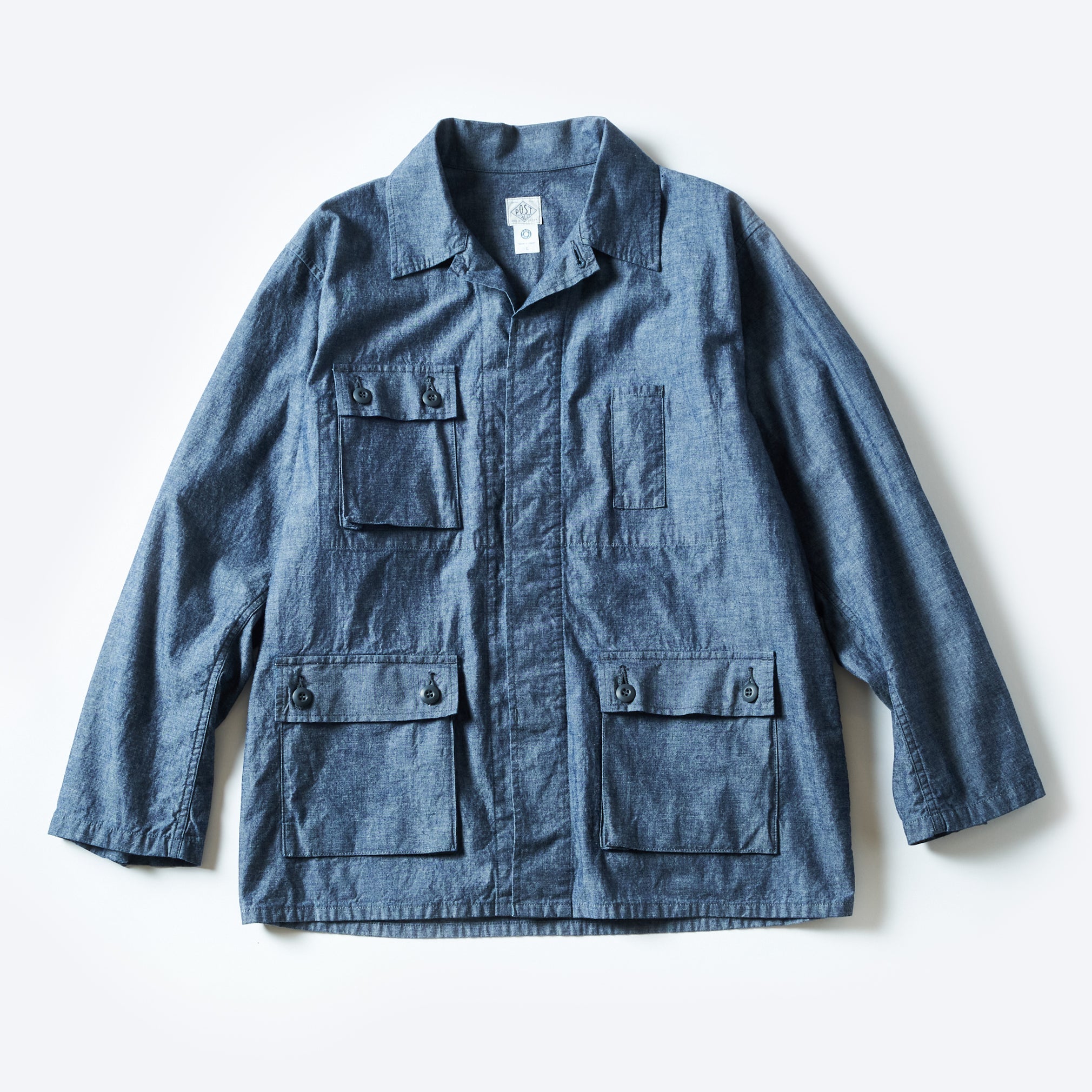 #1123R2-MC BDU-R2 : medium weight chambray indigo