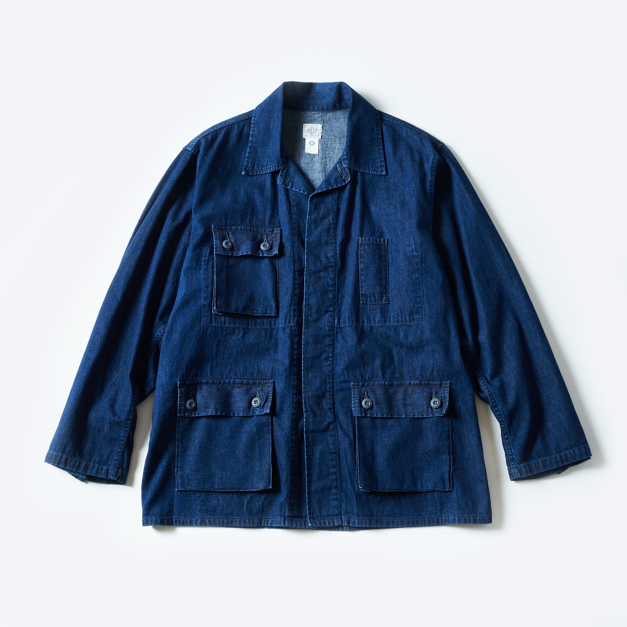#1123R2-8DI BDU-R2 : 8oz. Denim indigo deep wash