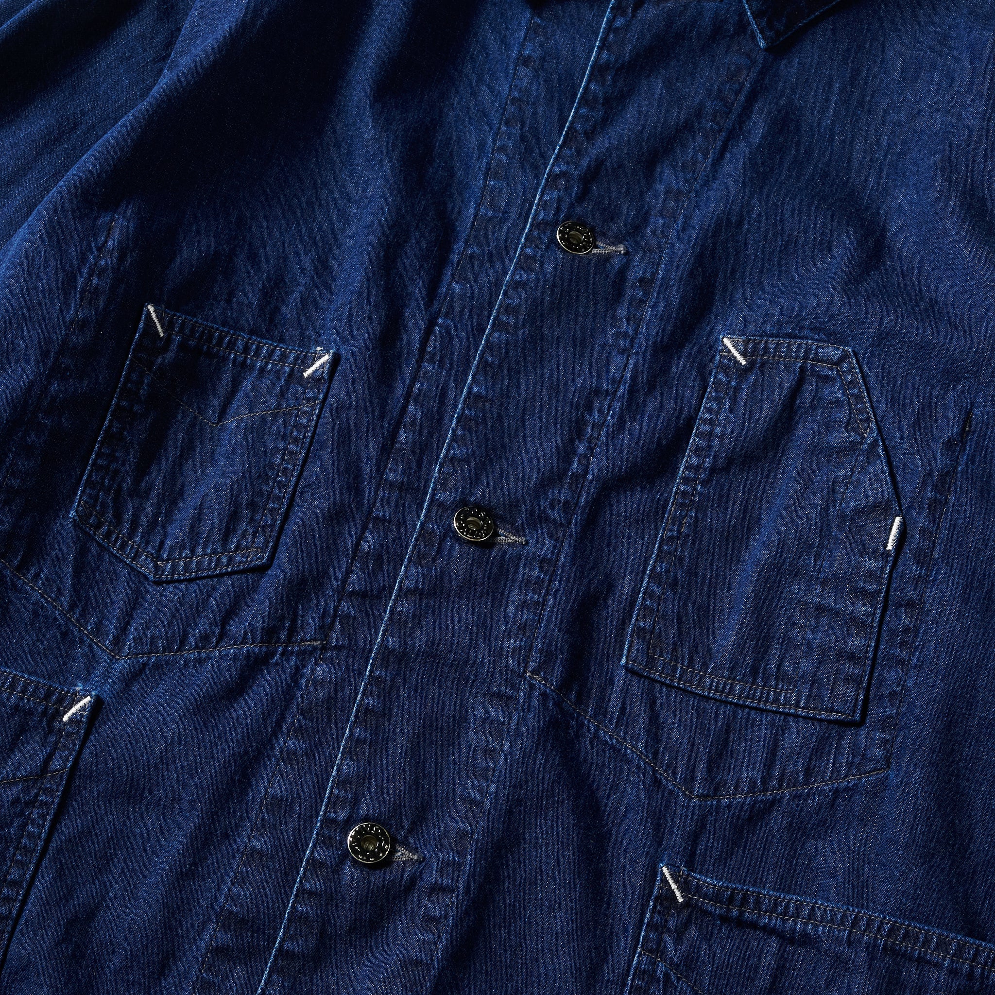 #1111-8DI De Luxe Railroader : 8oz. Denim indigo deep wash