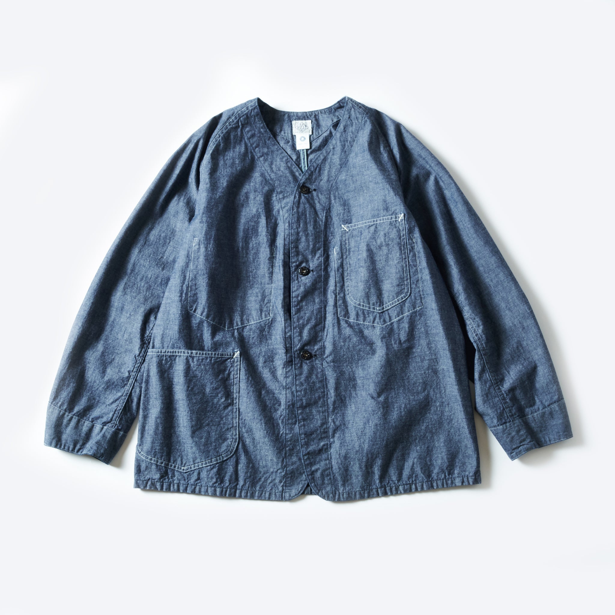 #3124DV-MC POST 45 DV : medium weight chambray indigo