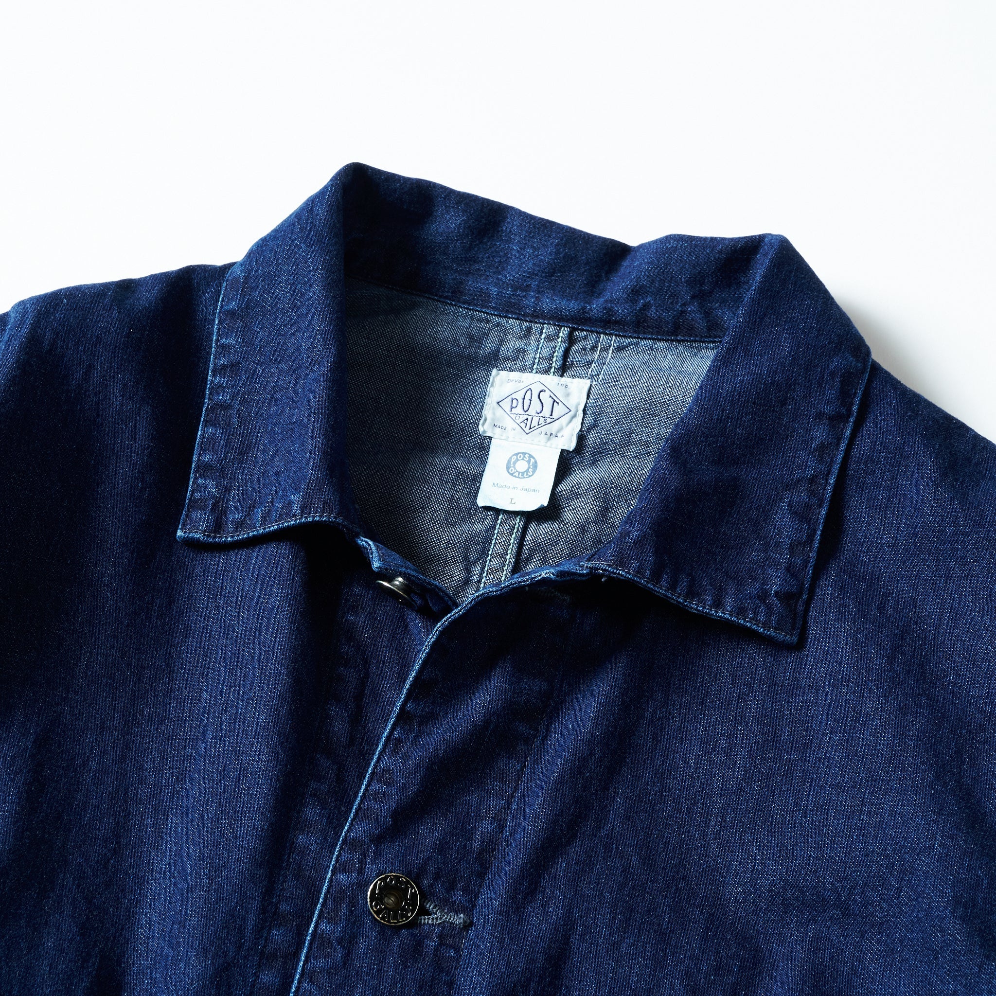 #1110R-8DI Mechanic Blouse 2 : 8oz. Denim indigo deep wash
