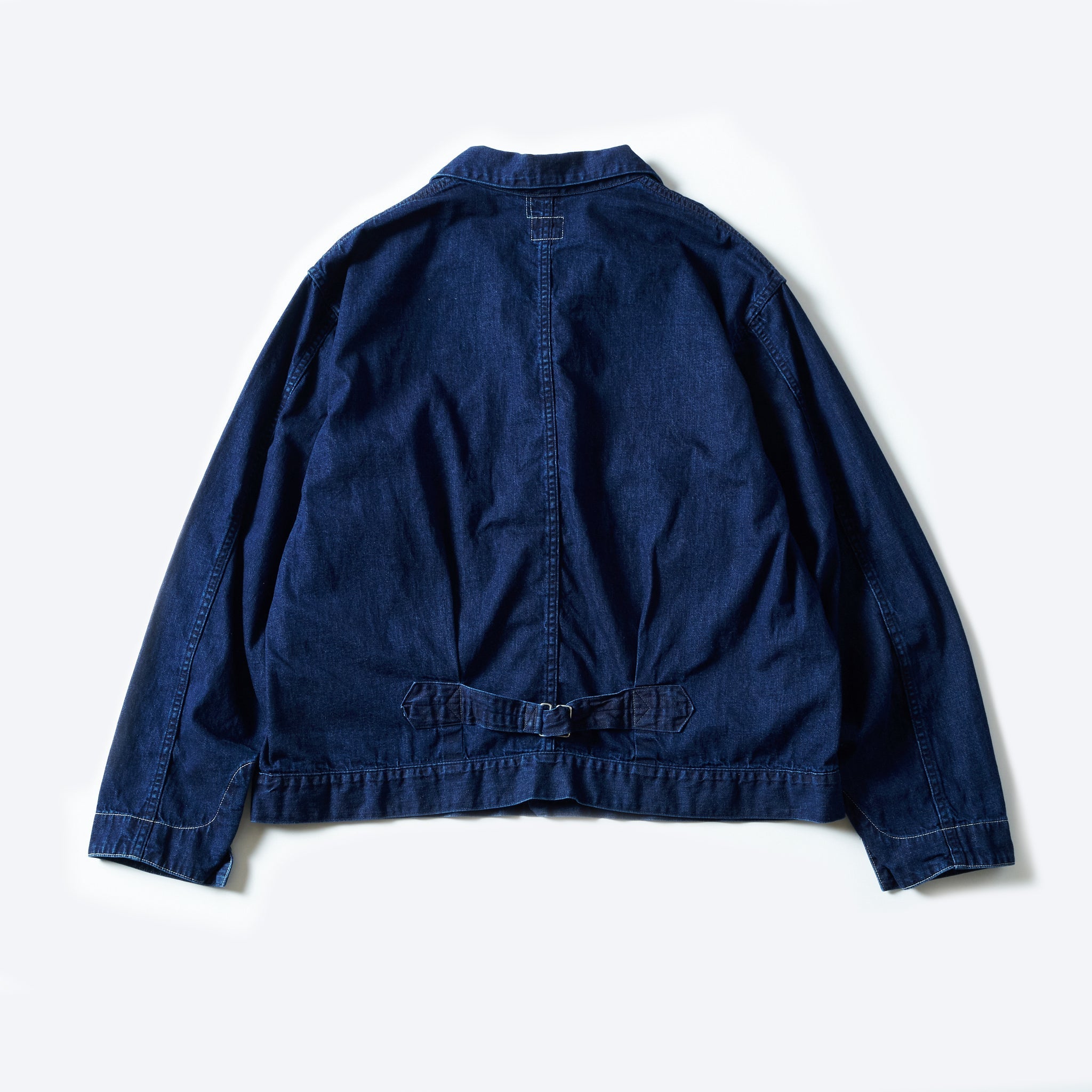 #1110R-8DI Mechanic Blouse 2 : 8oz. Denim indigo deep wash