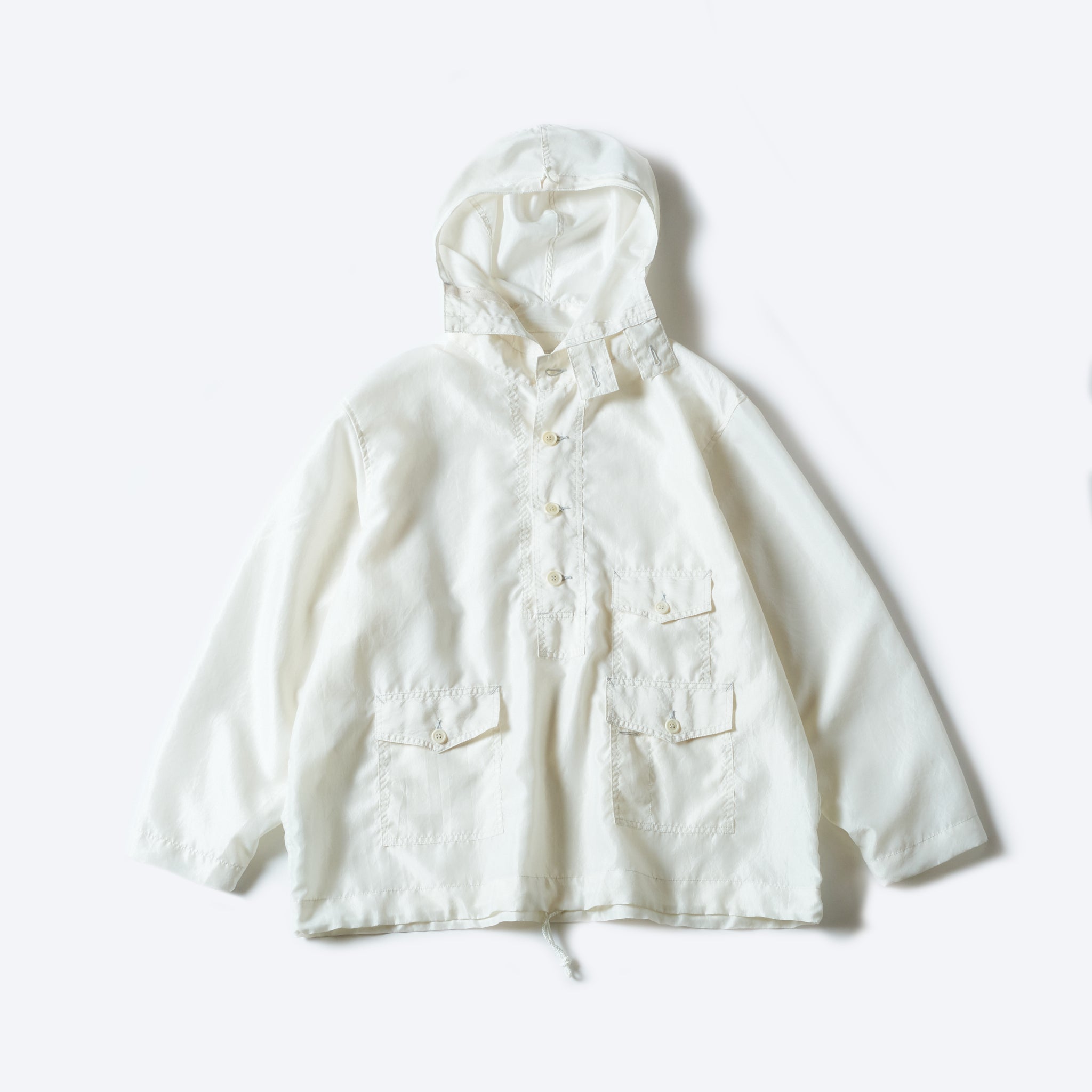 #3127-MTW Town & Country Parka : metallic taffeta white
