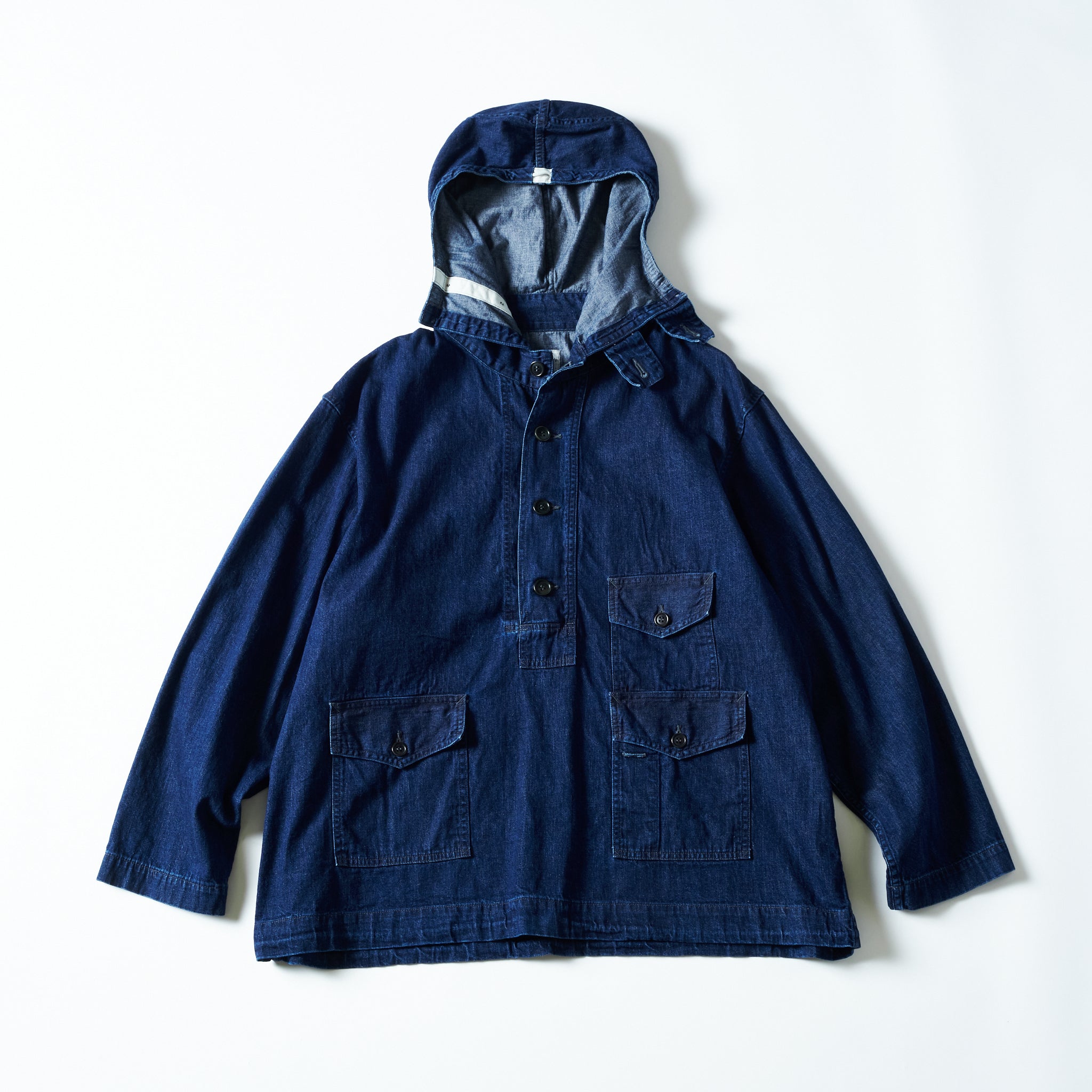 #3127-8DI Town & Country Parka : 8oz. Denim indigo deep wash