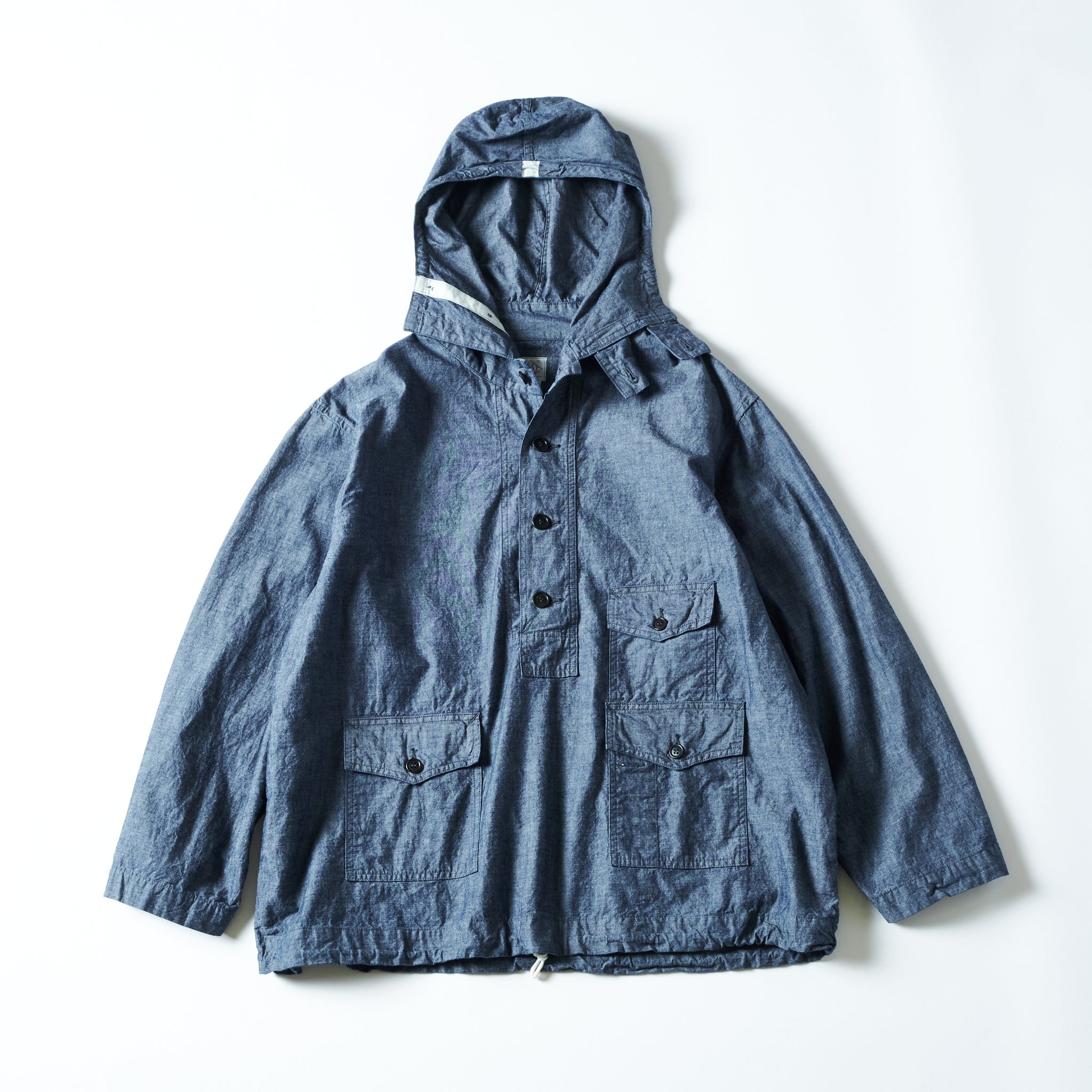 #3127-MC Town & Country Parka : medium weight chambray indigo