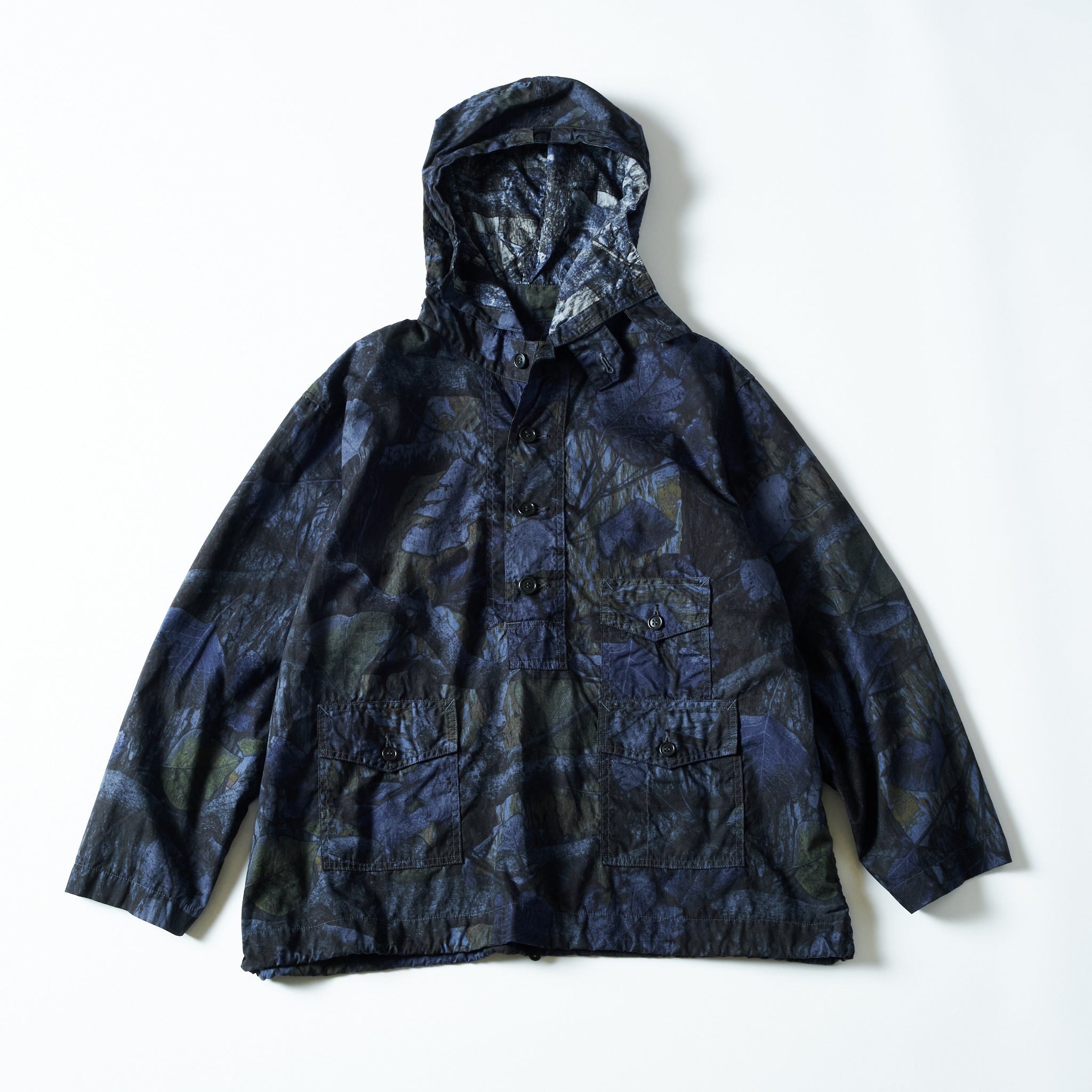 #3127-FC2 Town & Country Parka : forest camo blue jungle