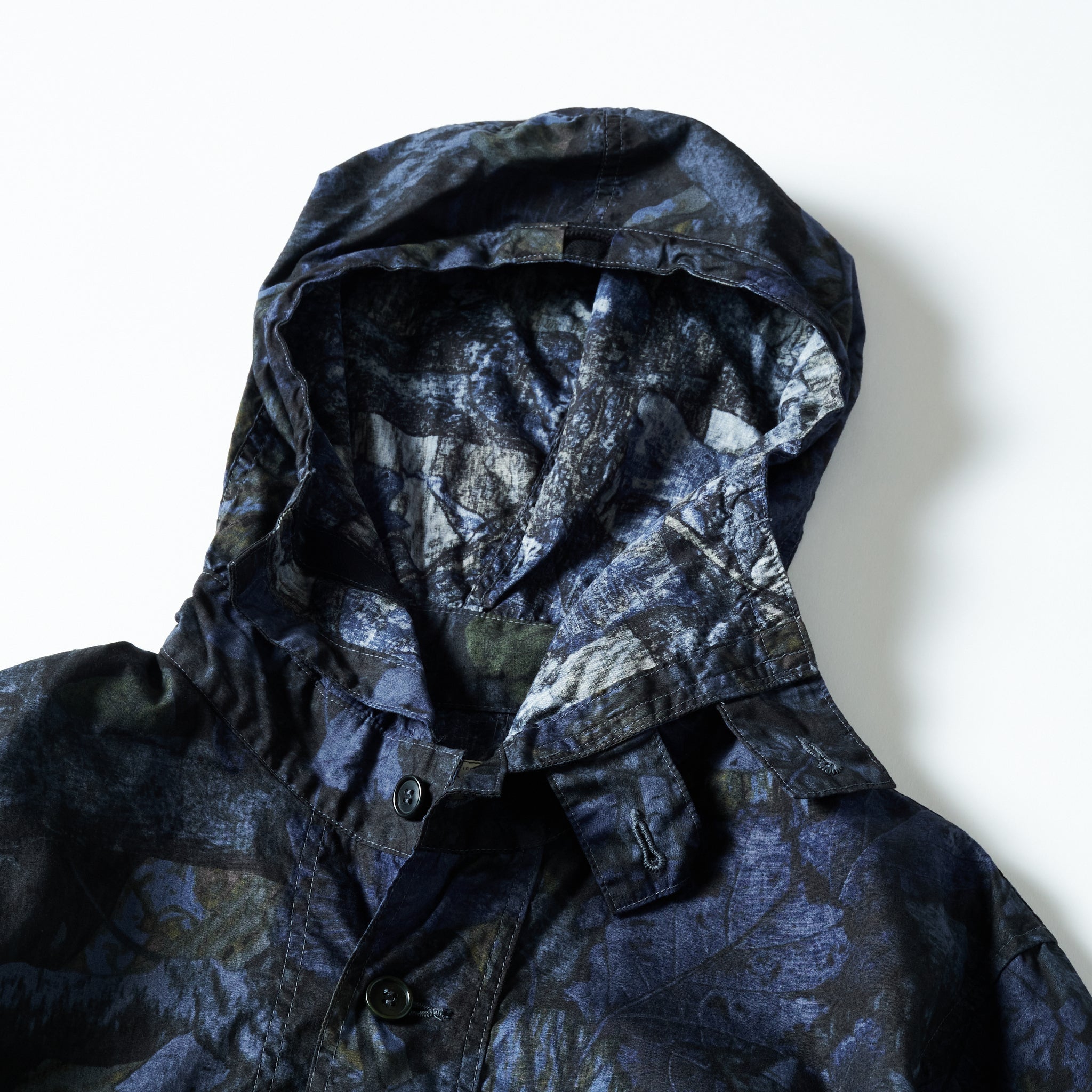#3127-FC2 Town & Country Parka : forest camo blue jungle