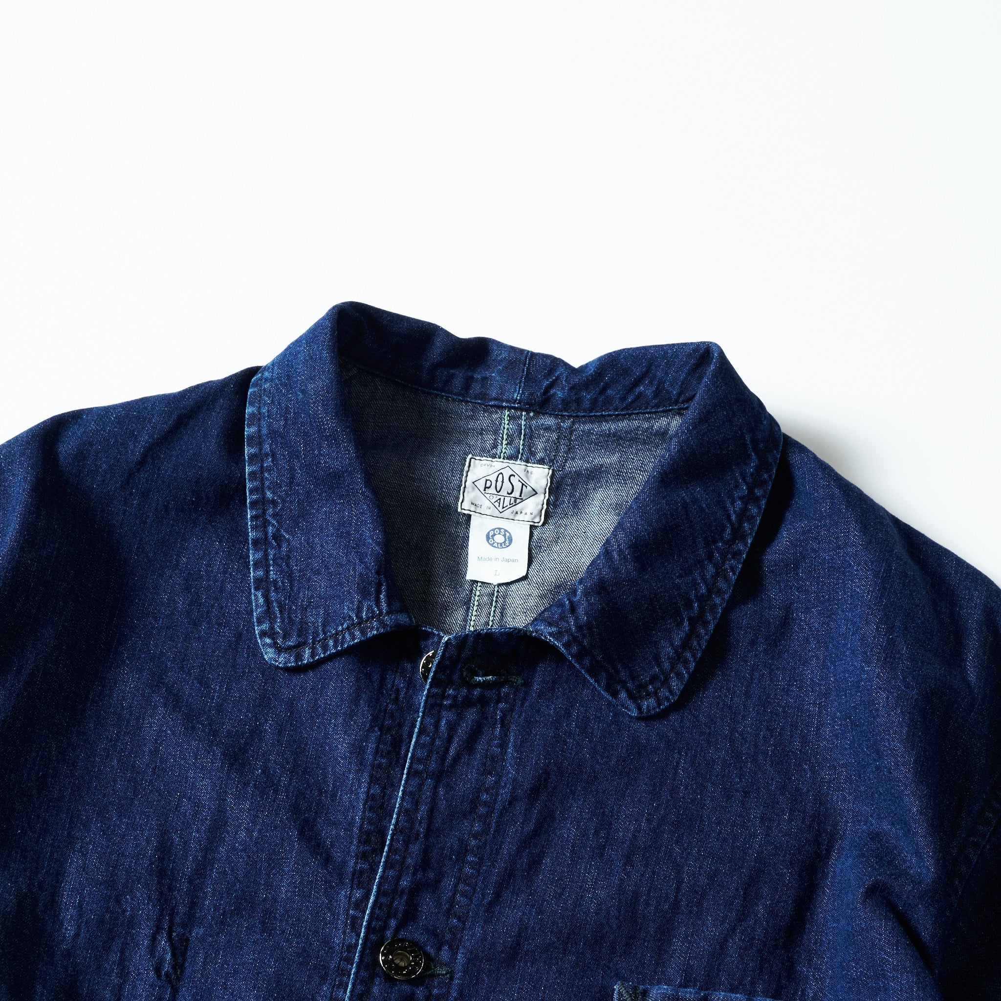 #3125-8DI POST Chinois Travail : 8oz. Denim indigo deep wash