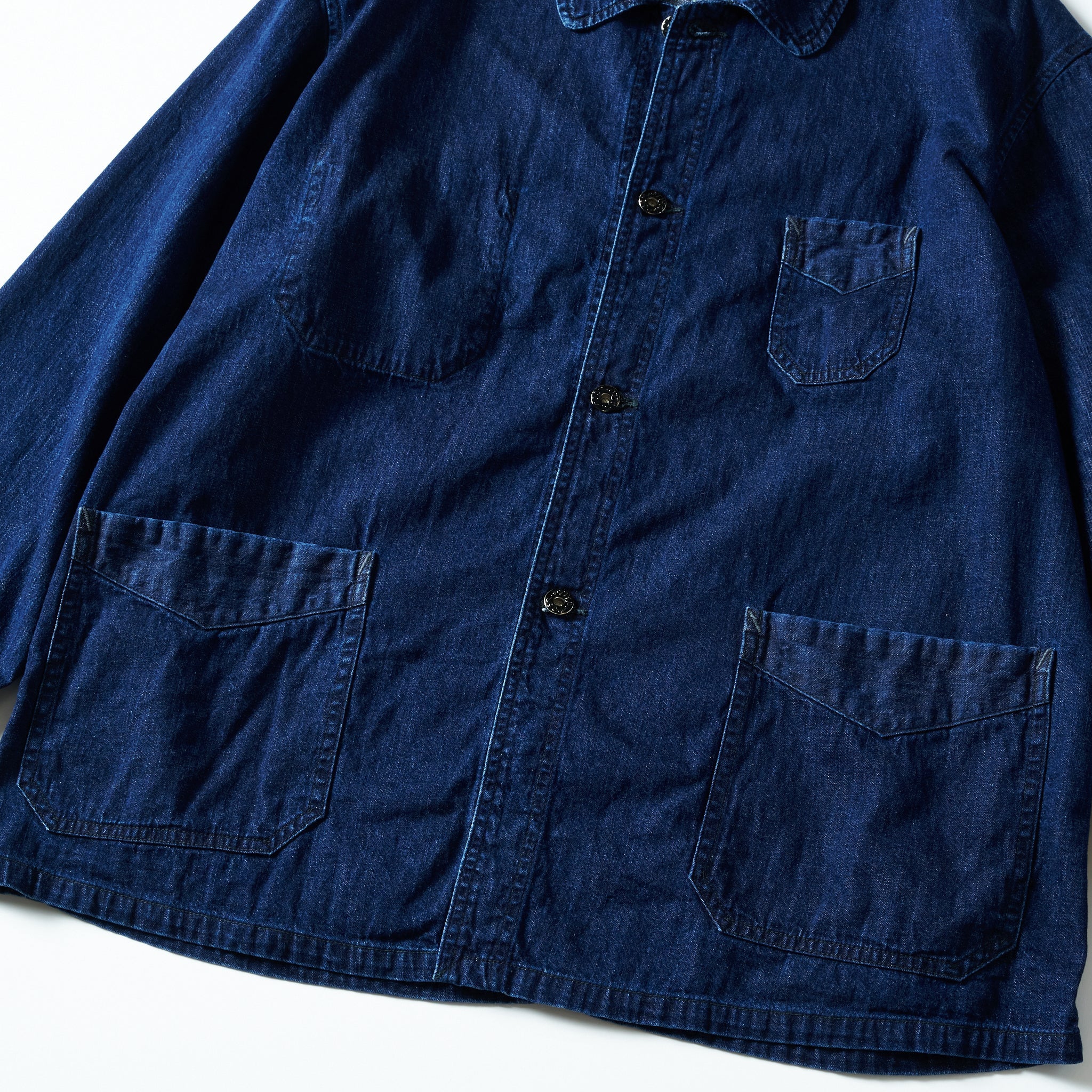 #3125-8DI POST Chinois Travail : 8oz. Denim indigo deep wash