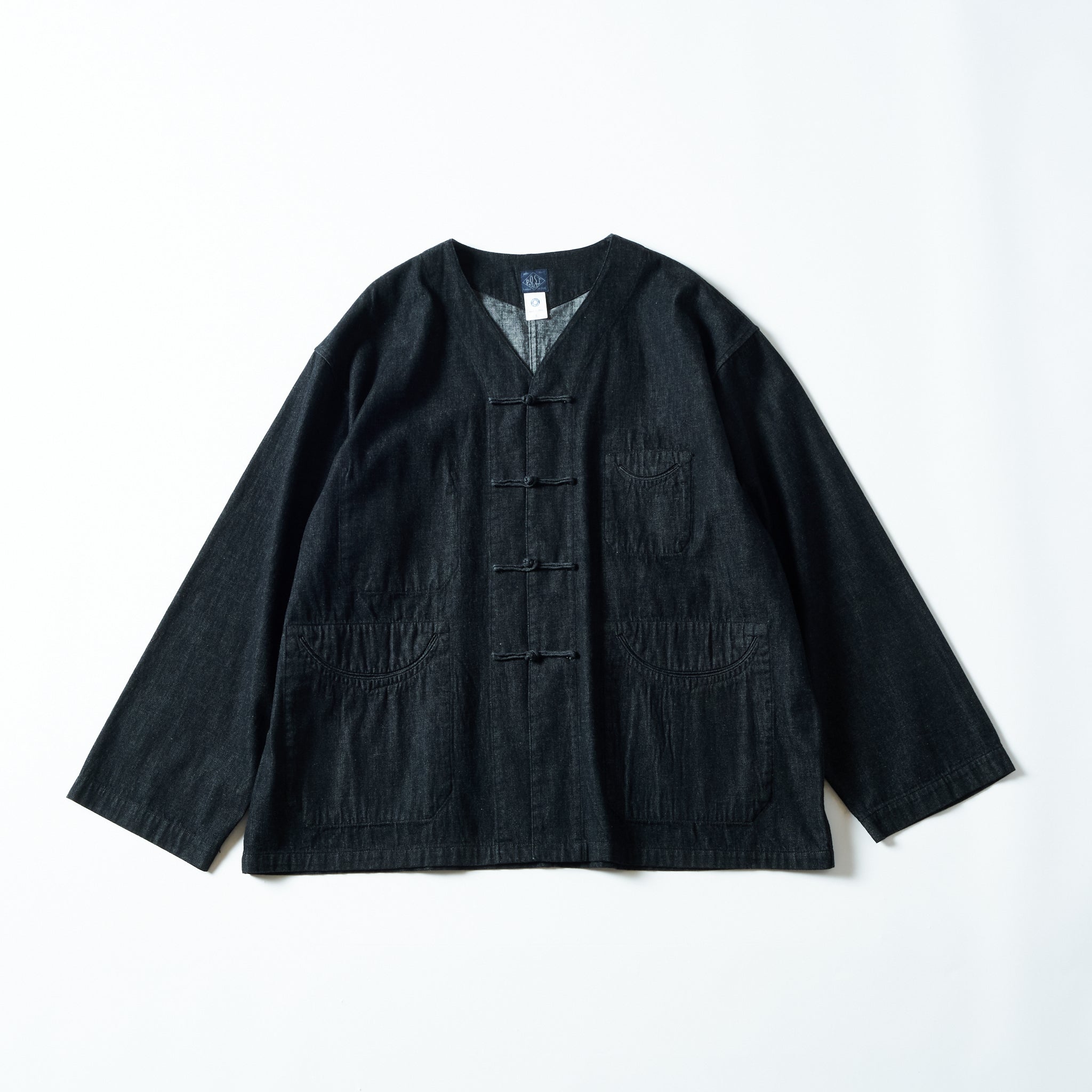 #3126DV-8DB POST Chinois 2 DV : 8oz. Denim black