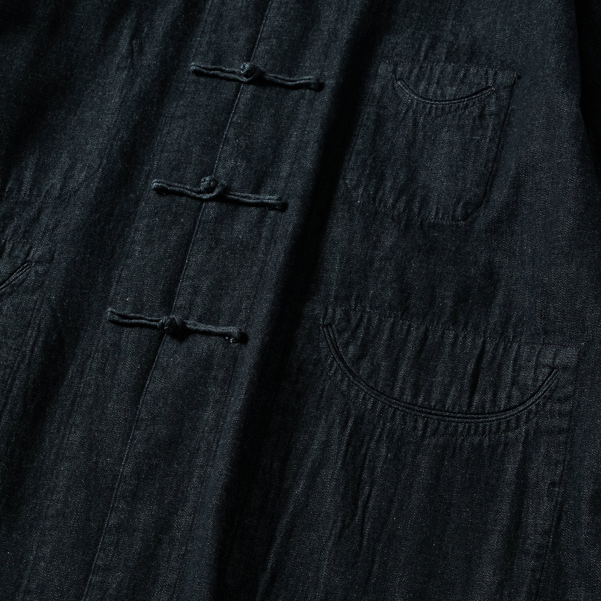 #3126DV-8DB POST Chinois 2 DV : 8oz. Denim black