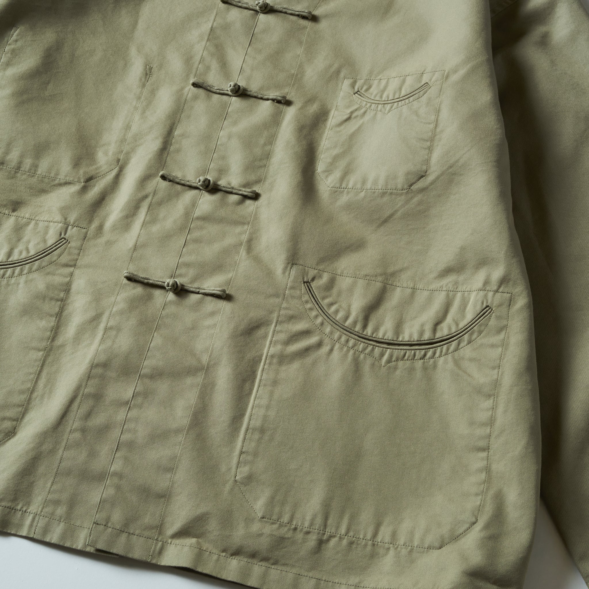 #3126DV-FT POST Chinois 2 DV : french twill olive