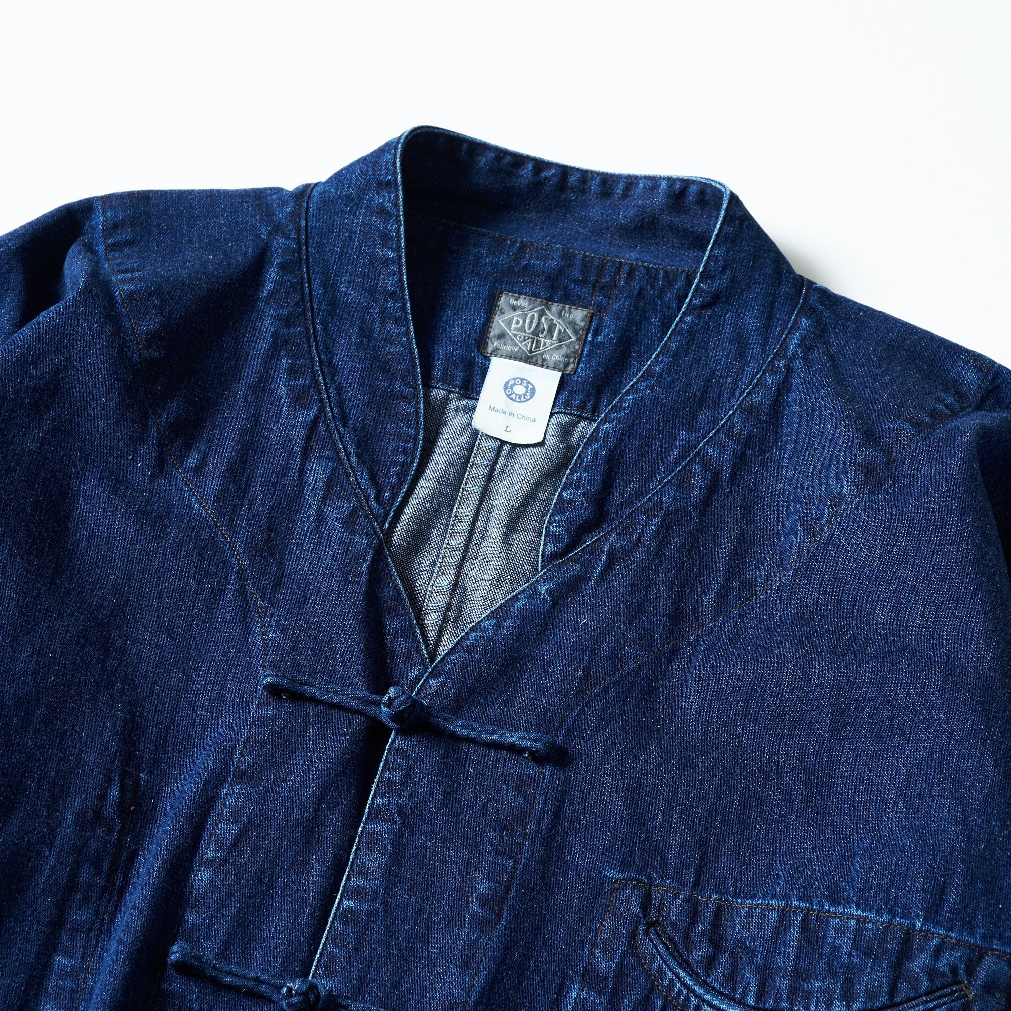 #3117-8DI POST Chinois De Luxe : 8oz. Denim indigo deep wash
