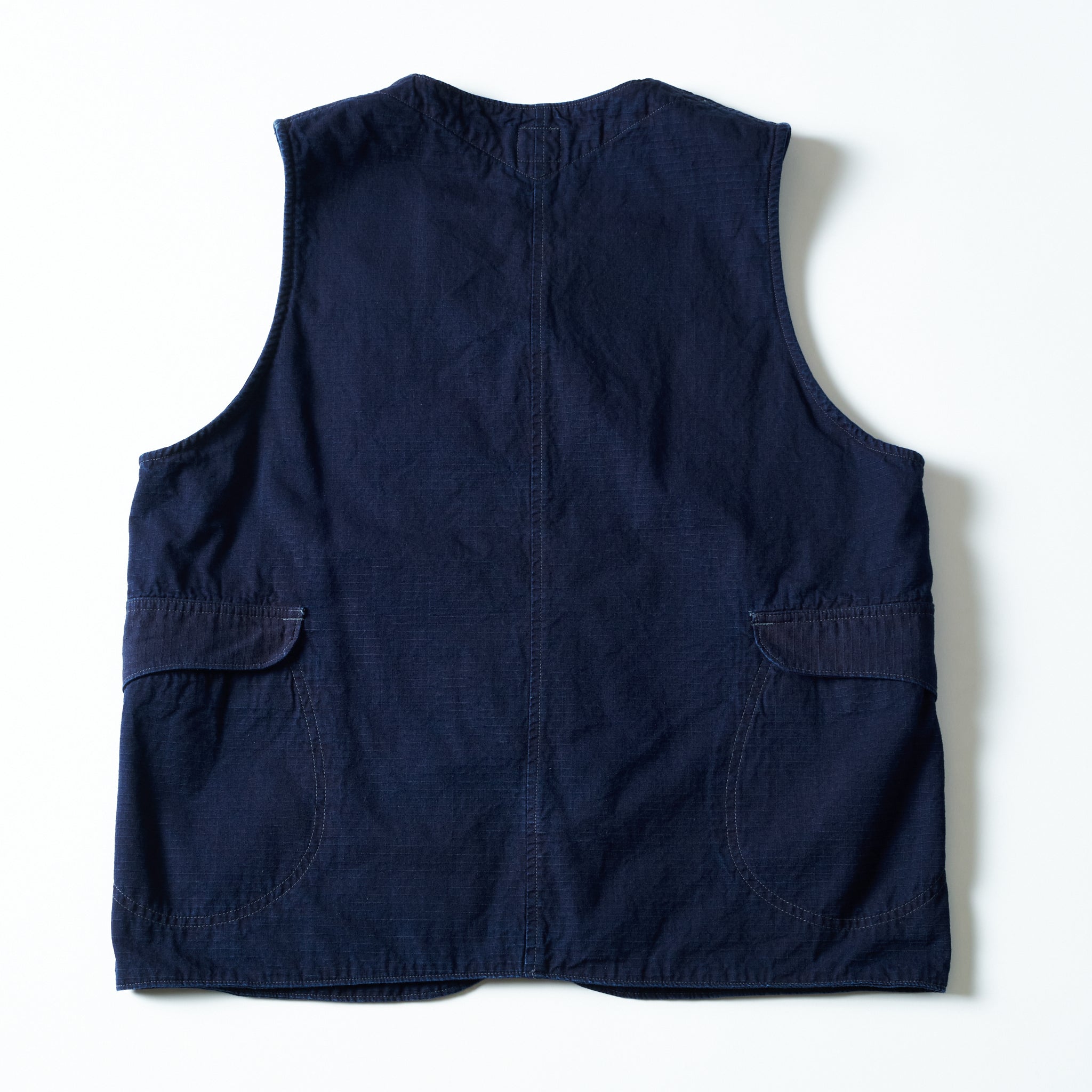 #1512-DRI Royal Traveler : cotton dobby ripstop indigo deep wash