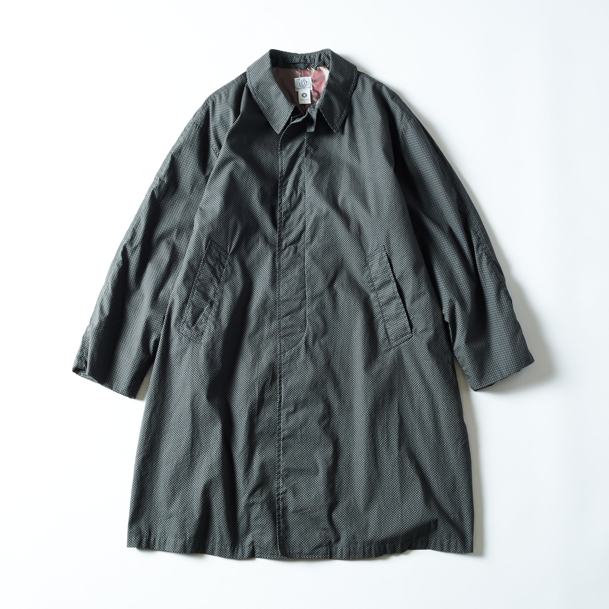 #3121-MP1 USN Utility Coat : micro print grey