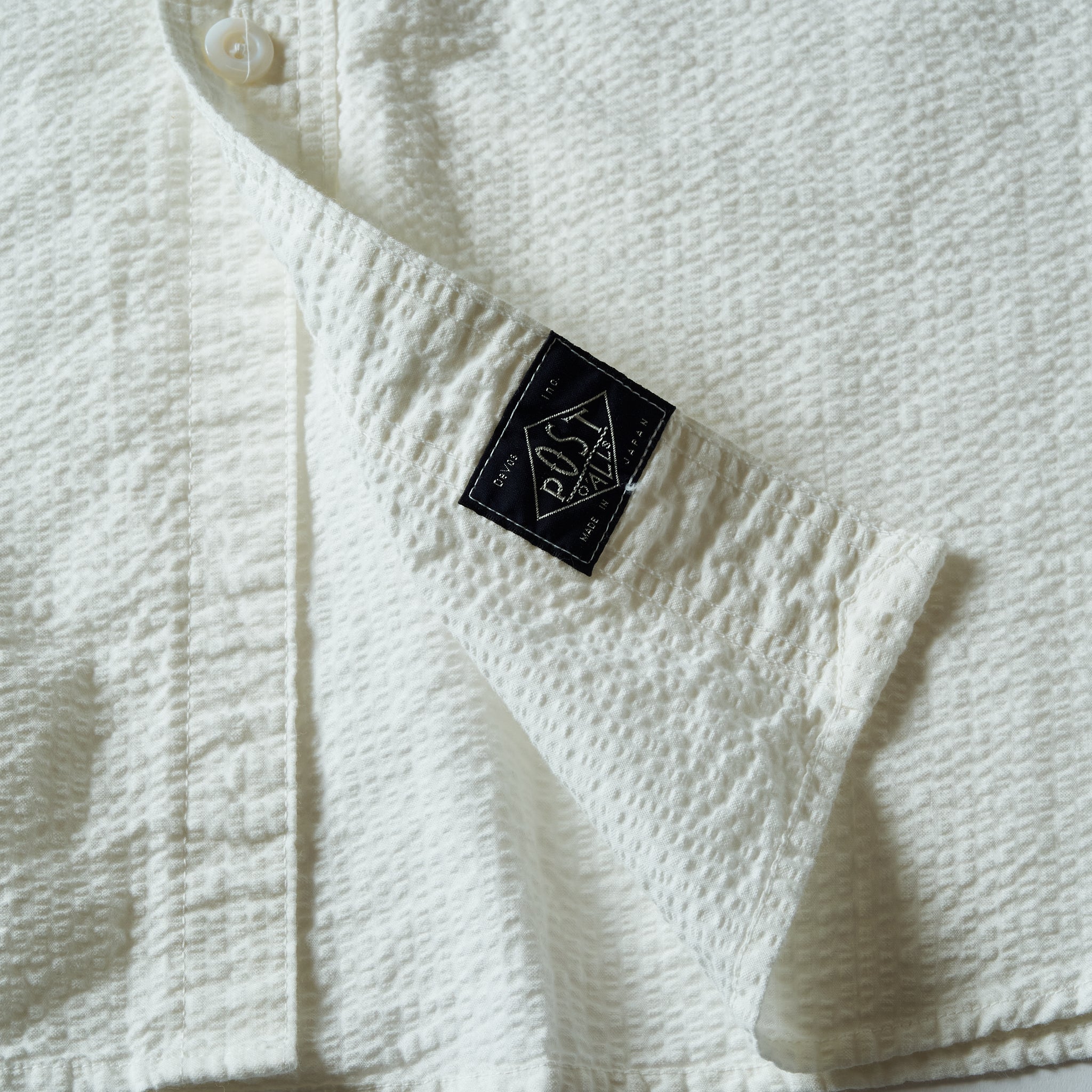 #1206S-SSW No.6 Shirt S/S : seersucker white