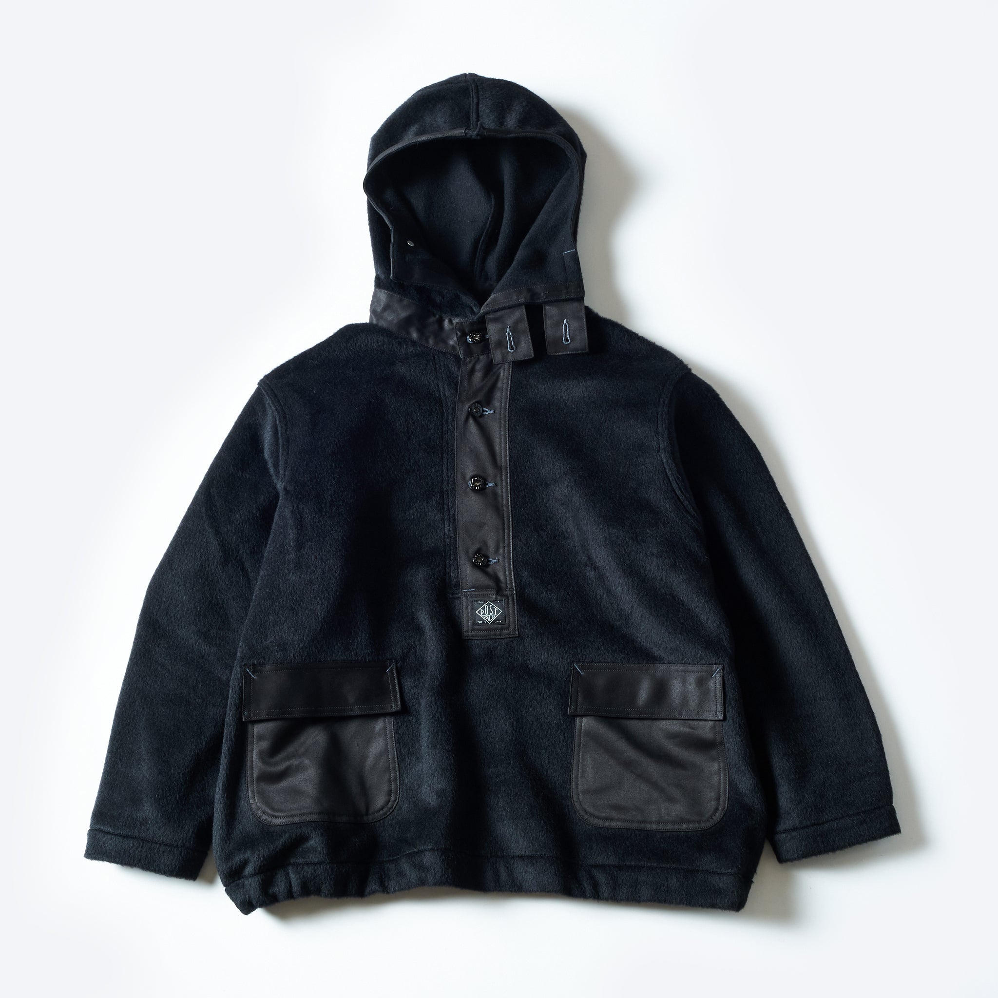 #1105-AMB NAVY Parka : alpaca mohair (SHOP SPECIAL)