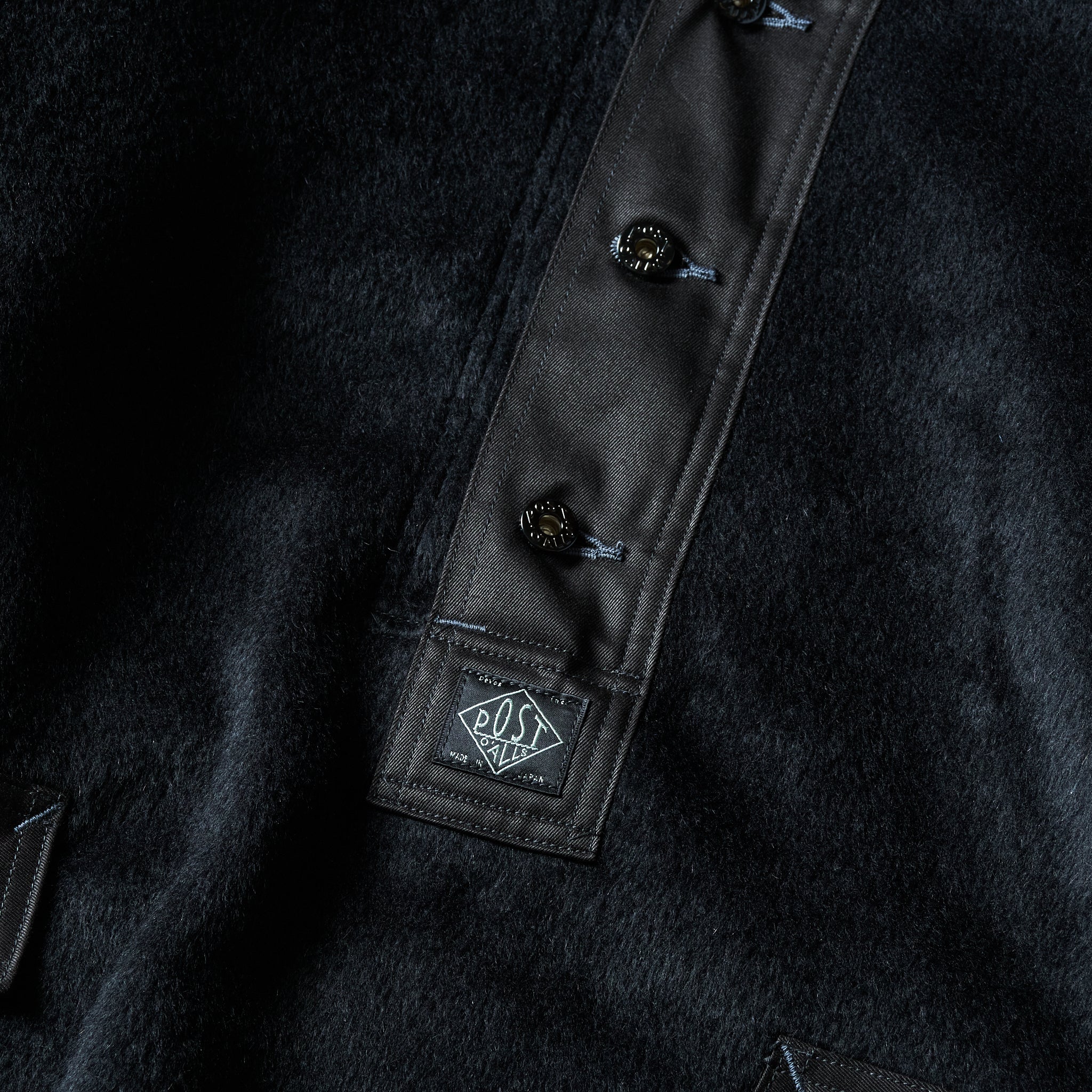 #1105-AMB NAVY Parka : alpaca mohair (SHOP SPECIAL)