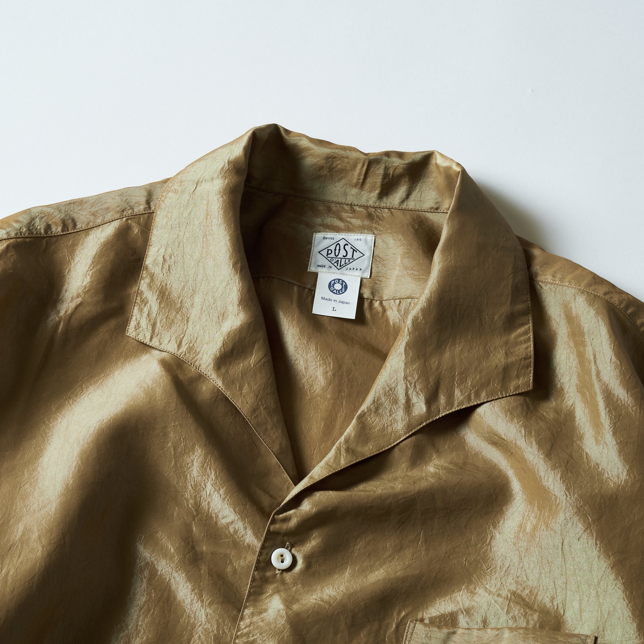 #3224-MTK Fever : metallic taffeta khaki