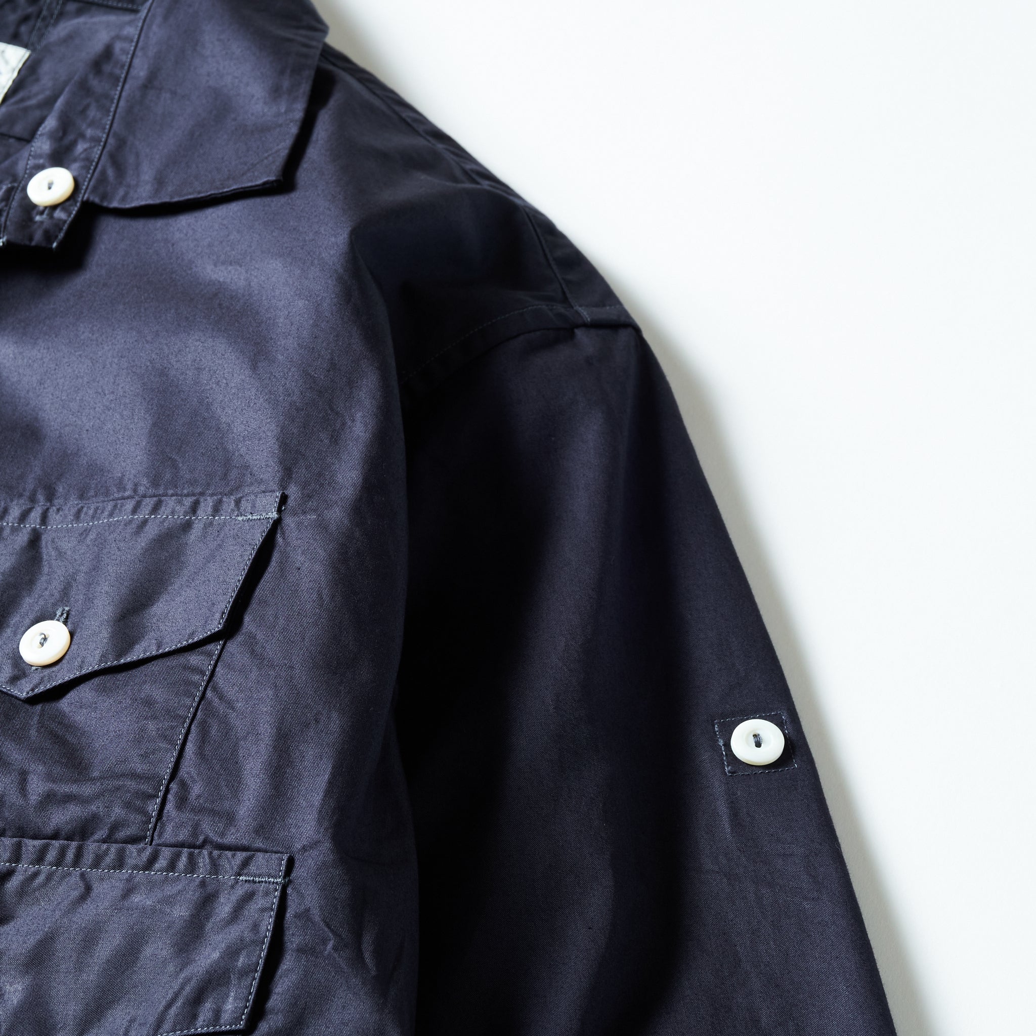 #3225-MP3 Town & Country Safari : medium weight poplin navy