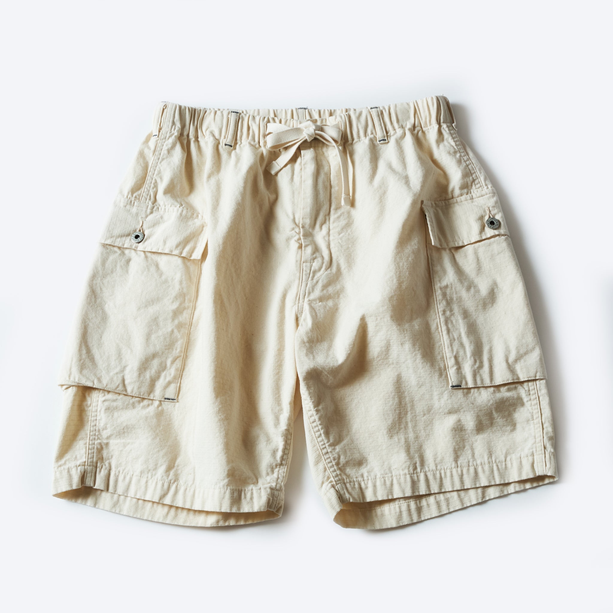 #3308S-DRN E-Z WALKABOUT Shorts : cotton dobby ripstop natural