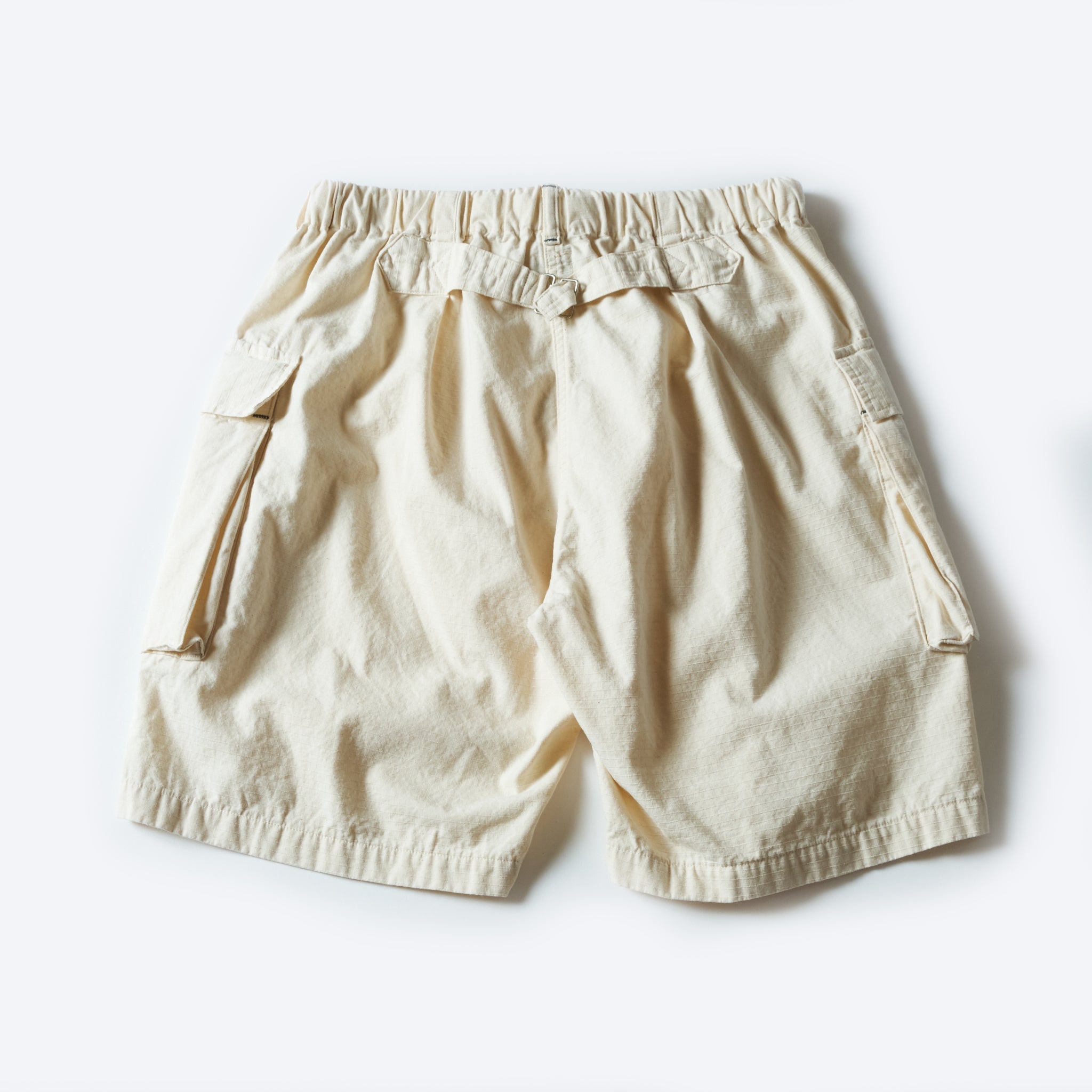 #3308S-DRN E-Z WALKABOUT Shorts : cotton dobby ripstop natural