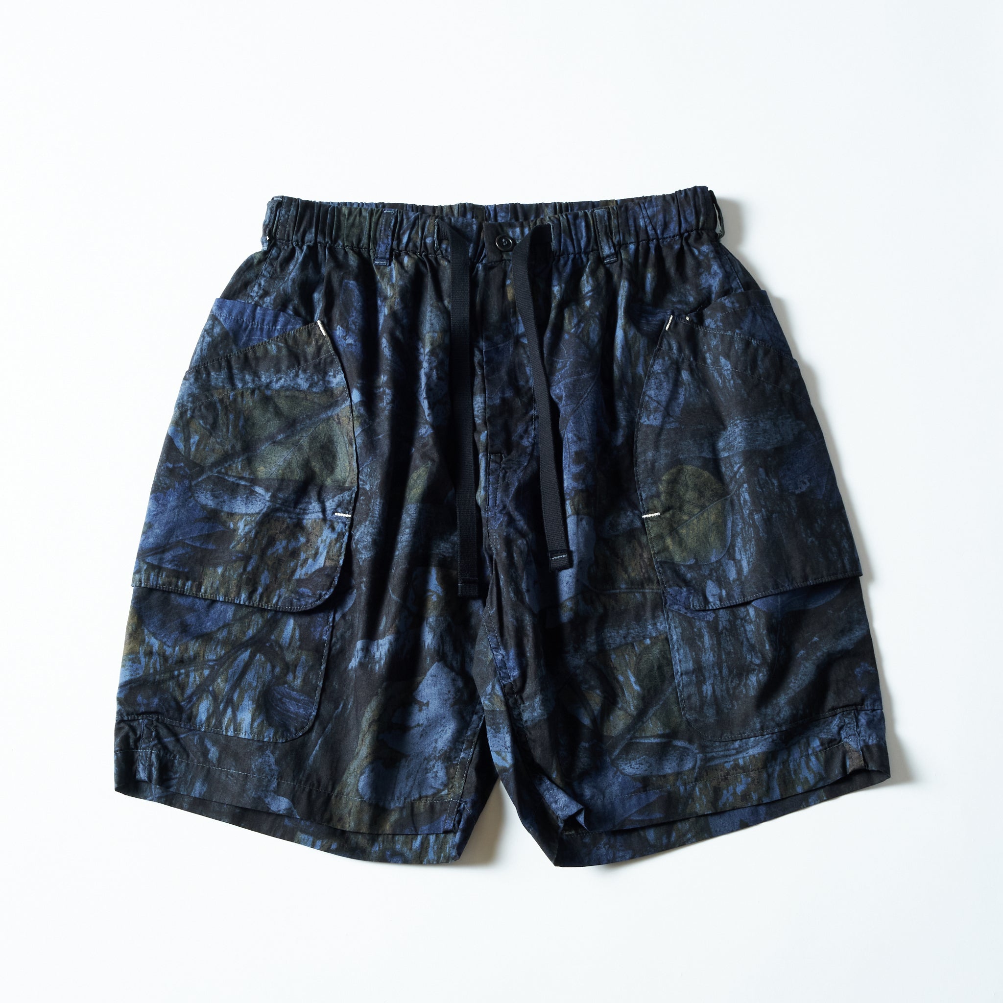 #2323E-FC2 E-Z DEE's Shorts : forest camo blue jungle