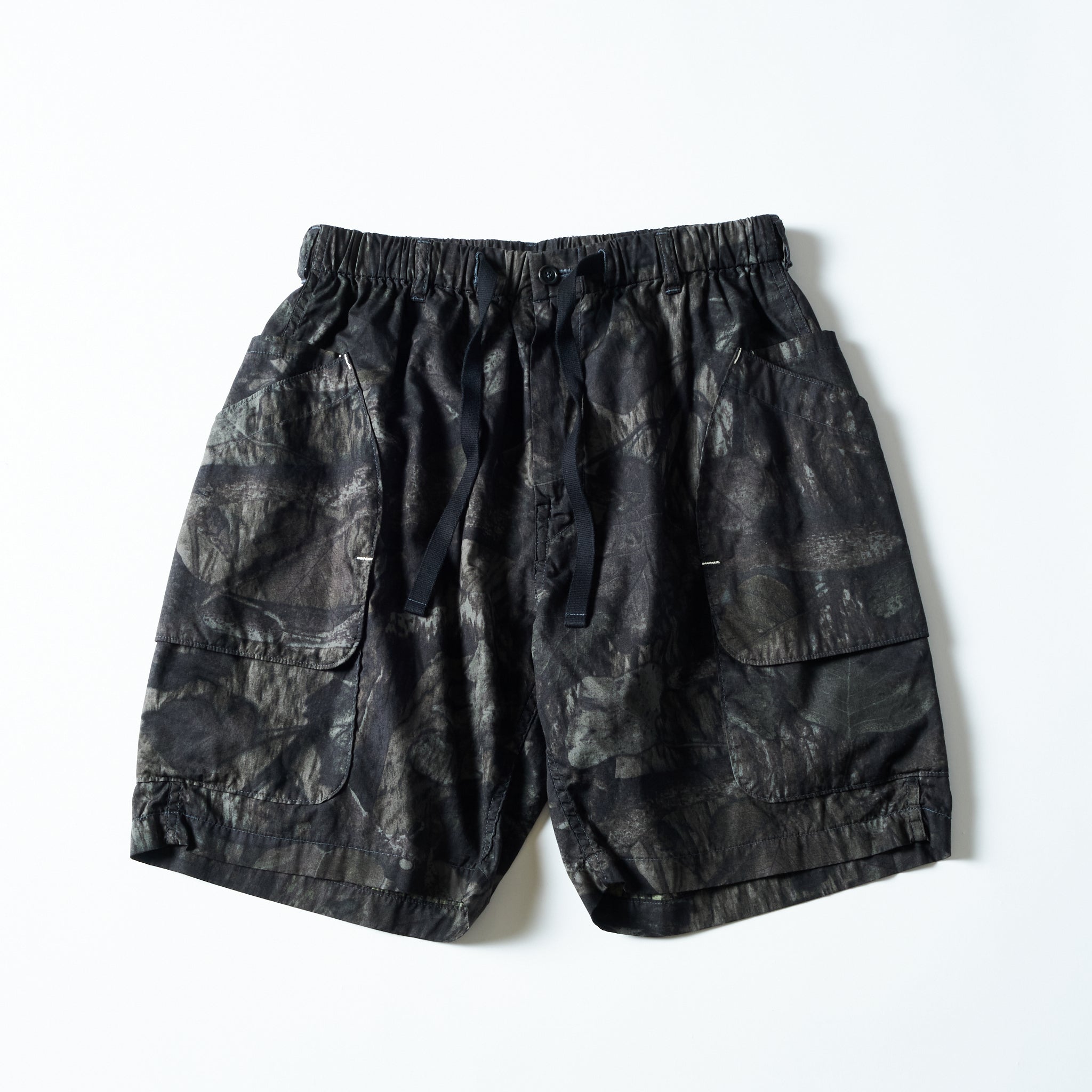#2323E-FC3 E-Z DEE's Shorts : forest camo grey jungle