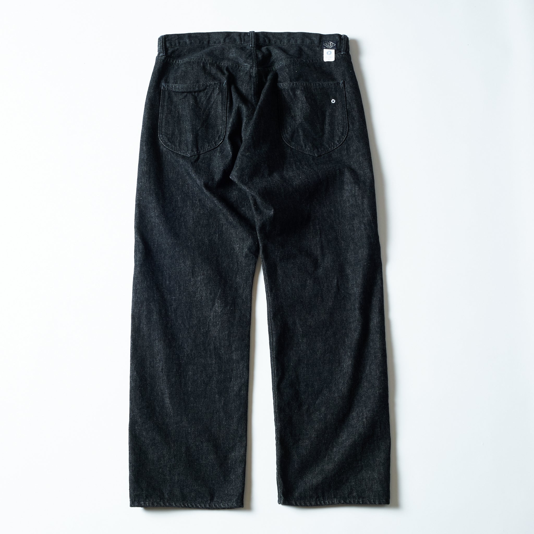 #1397-12DB No.2 Five Pocket : 12oz. Denim black