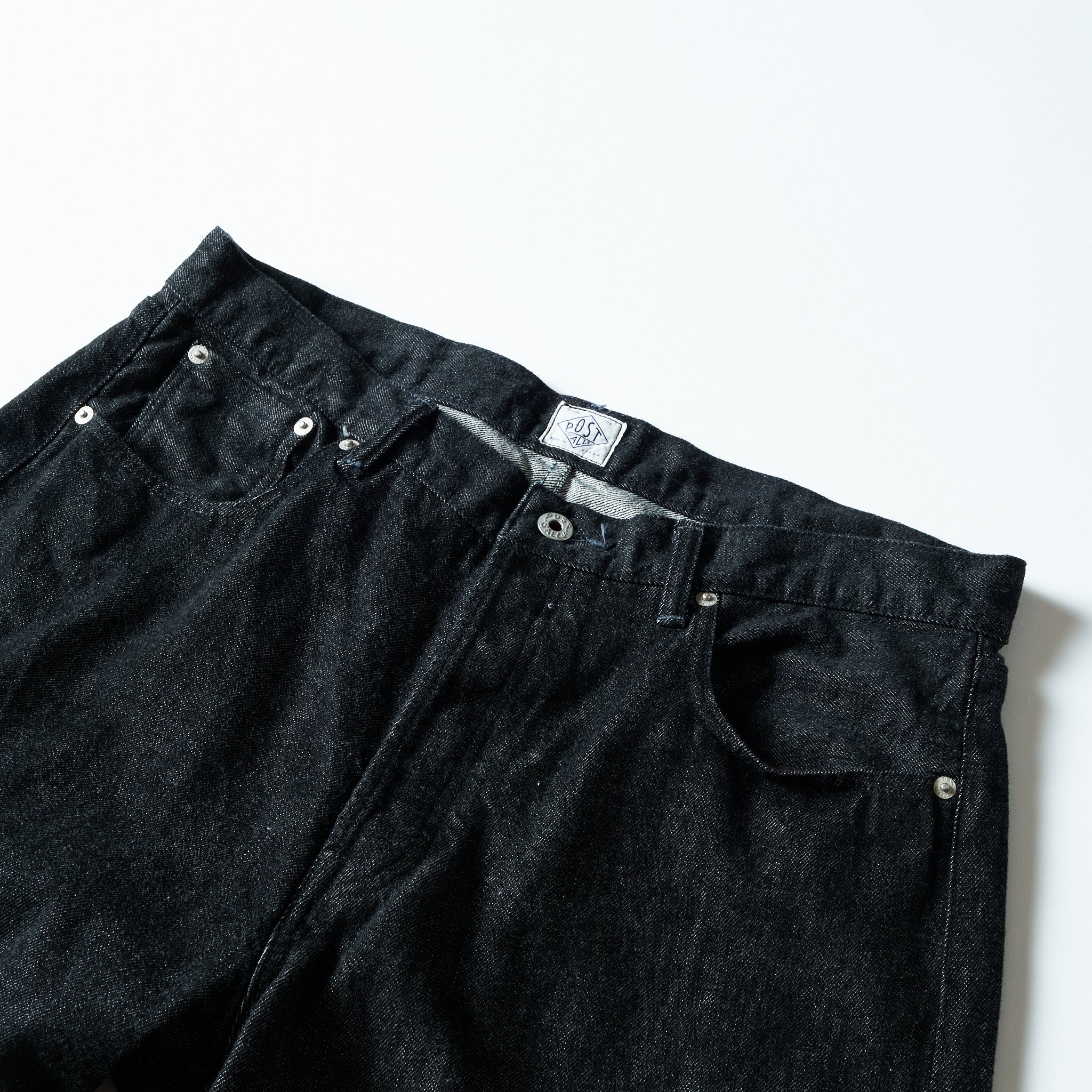 #1397-12DB No.2 Five Pocket : 12oz. Denim black