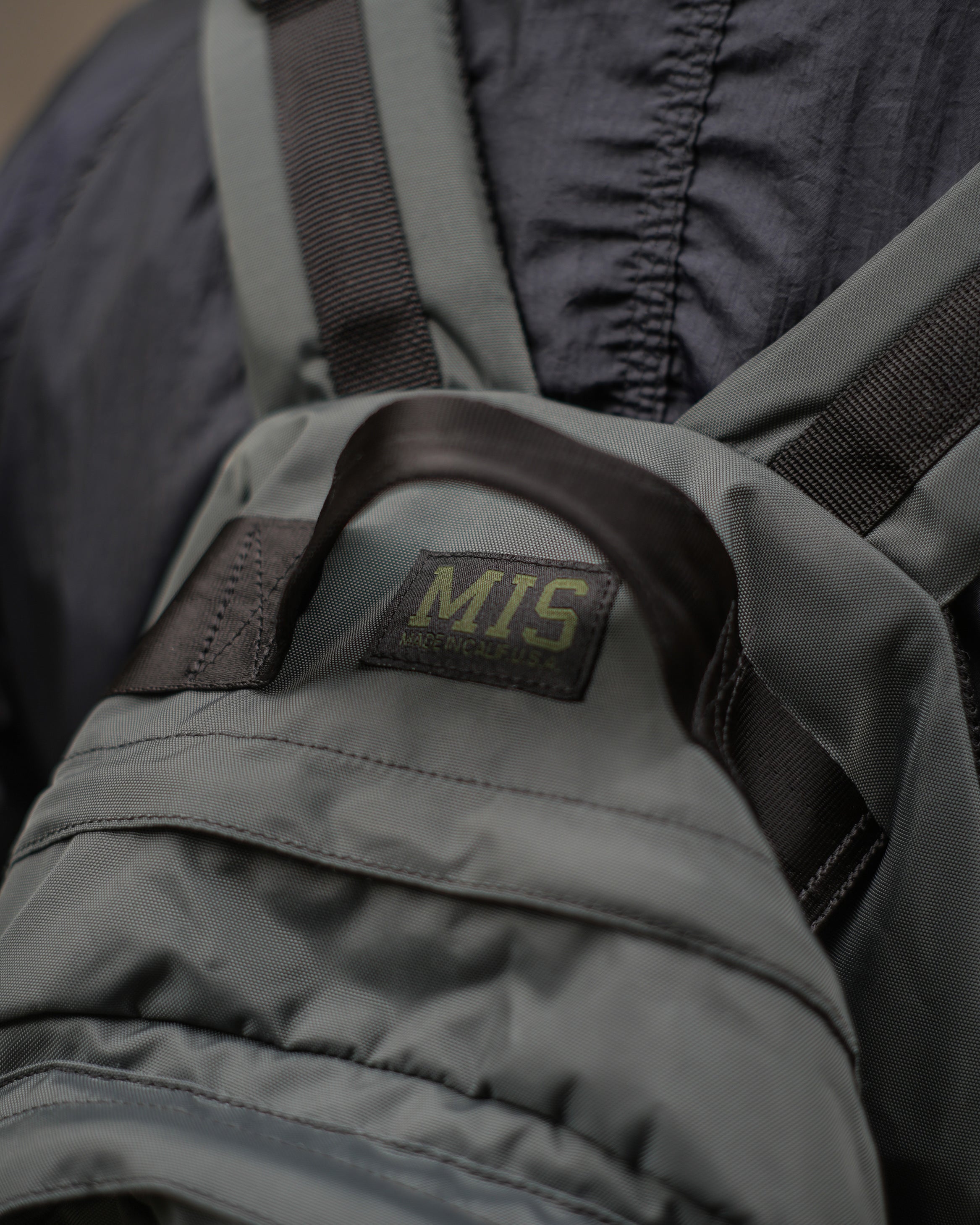 [MIS x Post O'Alls x SHIPS] #4213-BL A-I ASSAULT PACK : packcloth nylon black