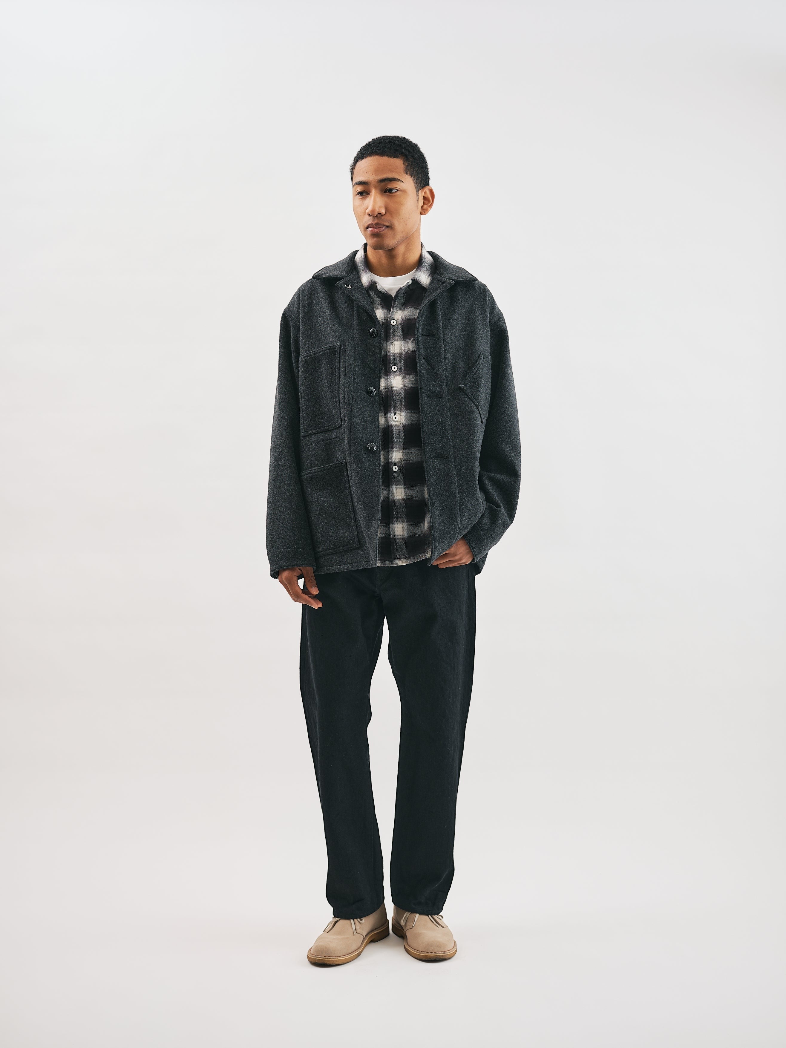 #3102SB-WMC SWEETBEAR 3 : wool melton charcoal heather