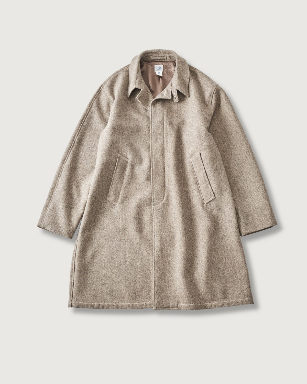 [10/24 RELEASE] #3121-BTE USN Utility Coat : basket tweed ecru