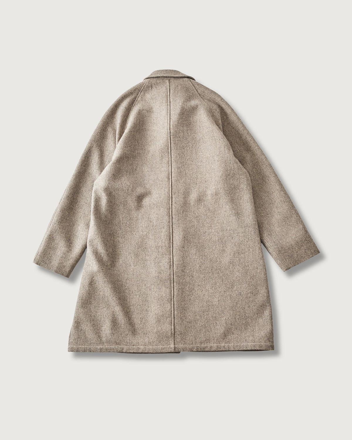 3121-BTE USN Utility Coat : basket tweed ecru