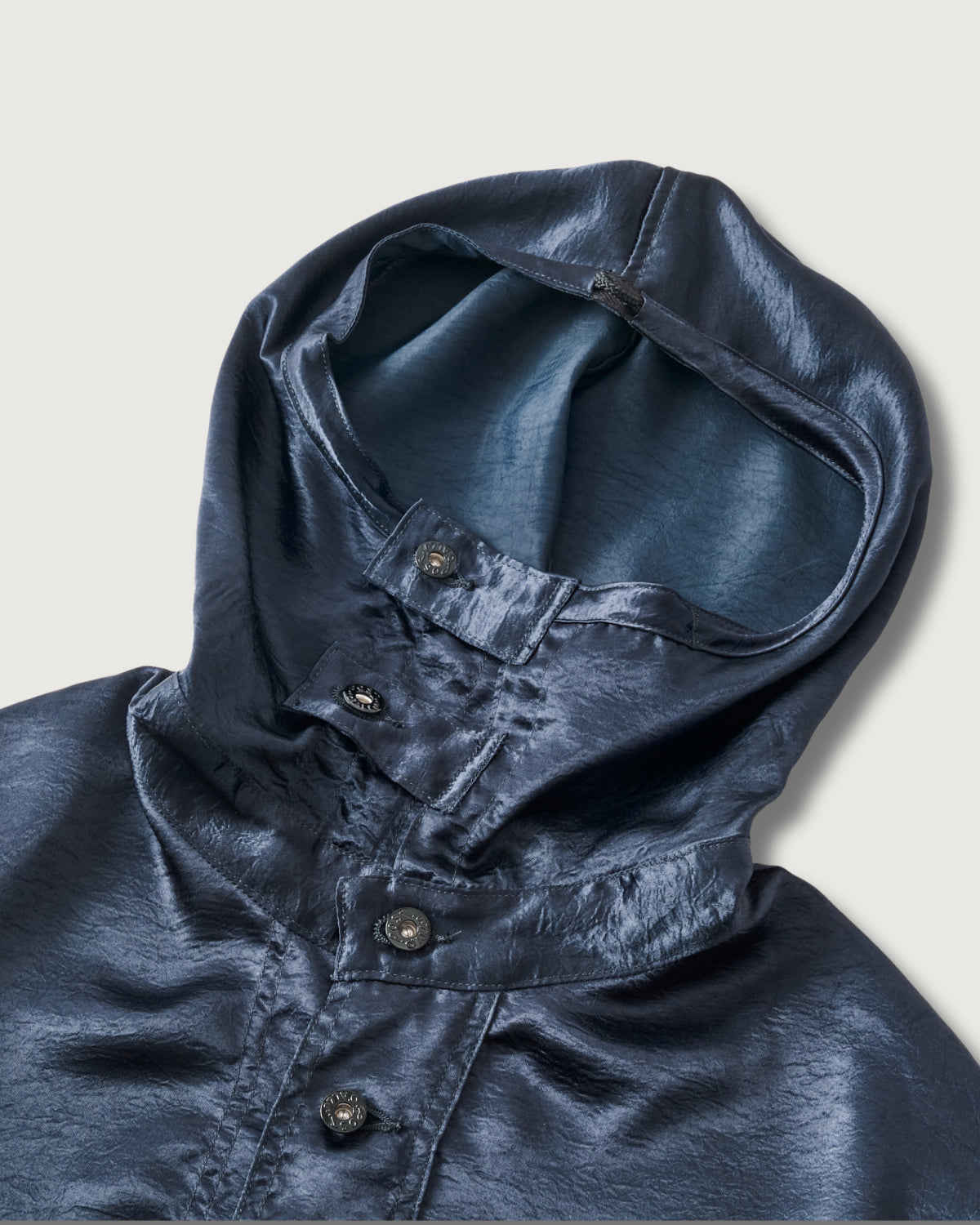 [9/26 RELEASE] #3132-ASD CRAFTMASTER Hoody : acetate sateen dark grey