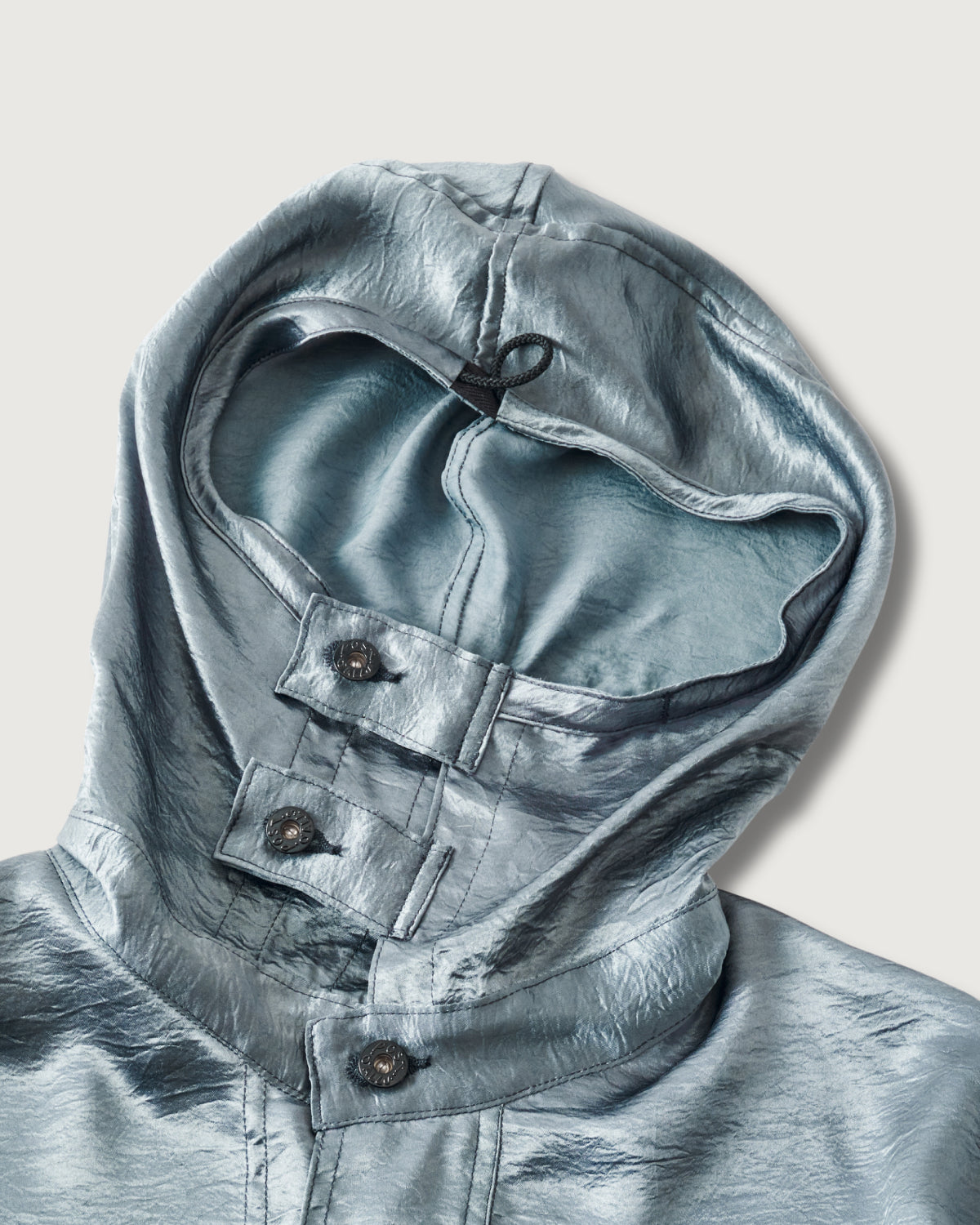 [9/26 RELEASE] #3132-ASG CRAFTMASTER Hoody : acetate sateen grey