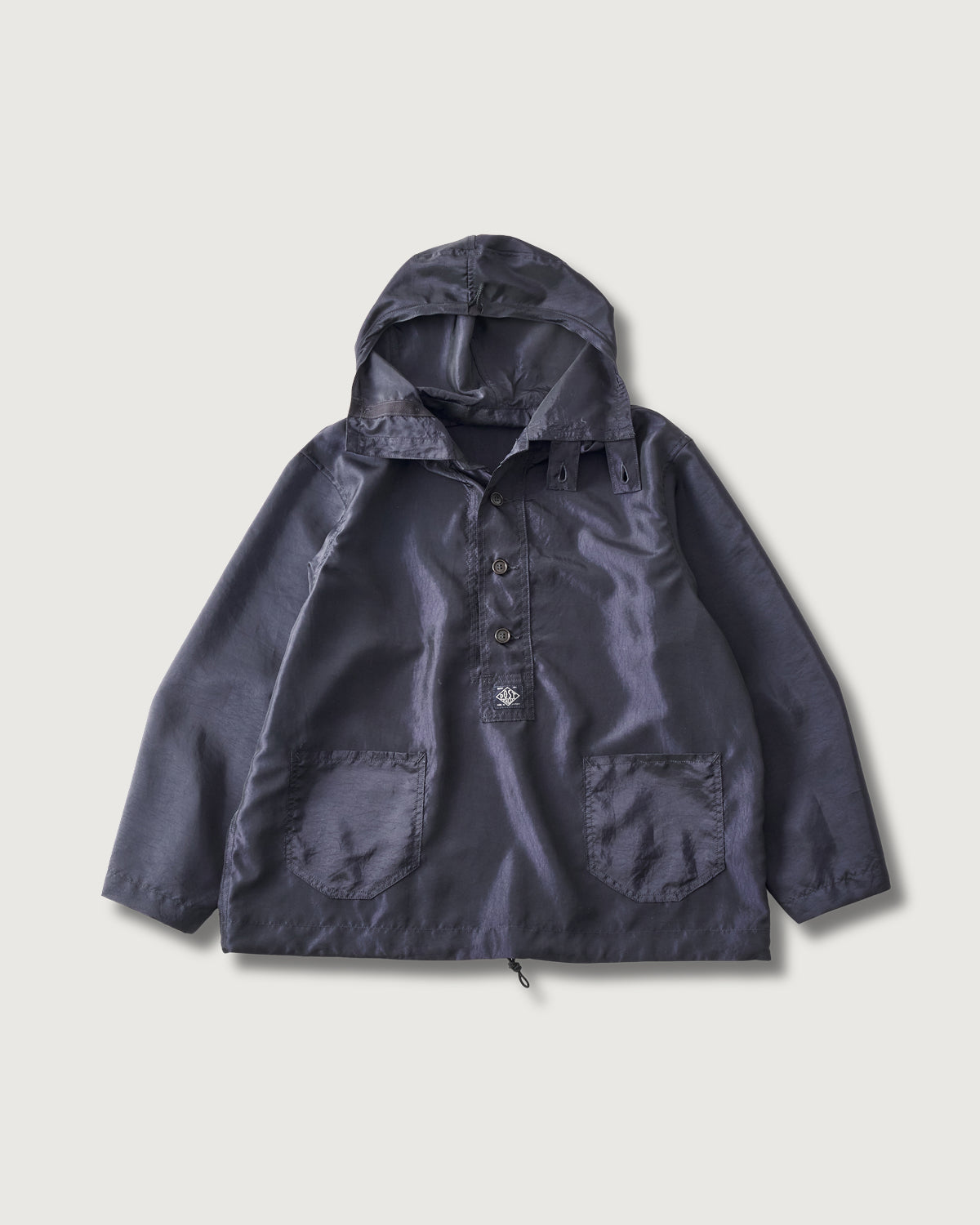 [9/26 RELEASE] #3132-MTN CRAFTMASTER Hoody : metallic taffeta dark navy