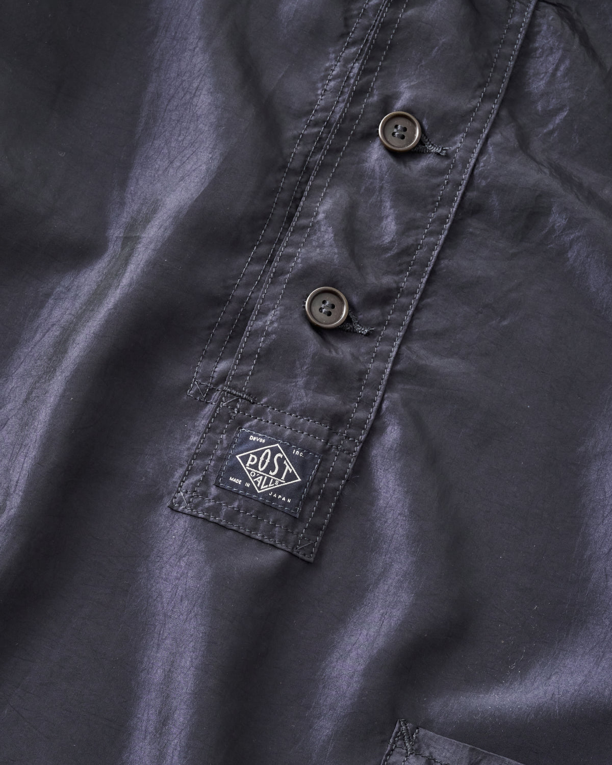 [9/26 RELEASE] #3132-MTN CRAFTMASTER Hoody : metallic taffeta dark navy