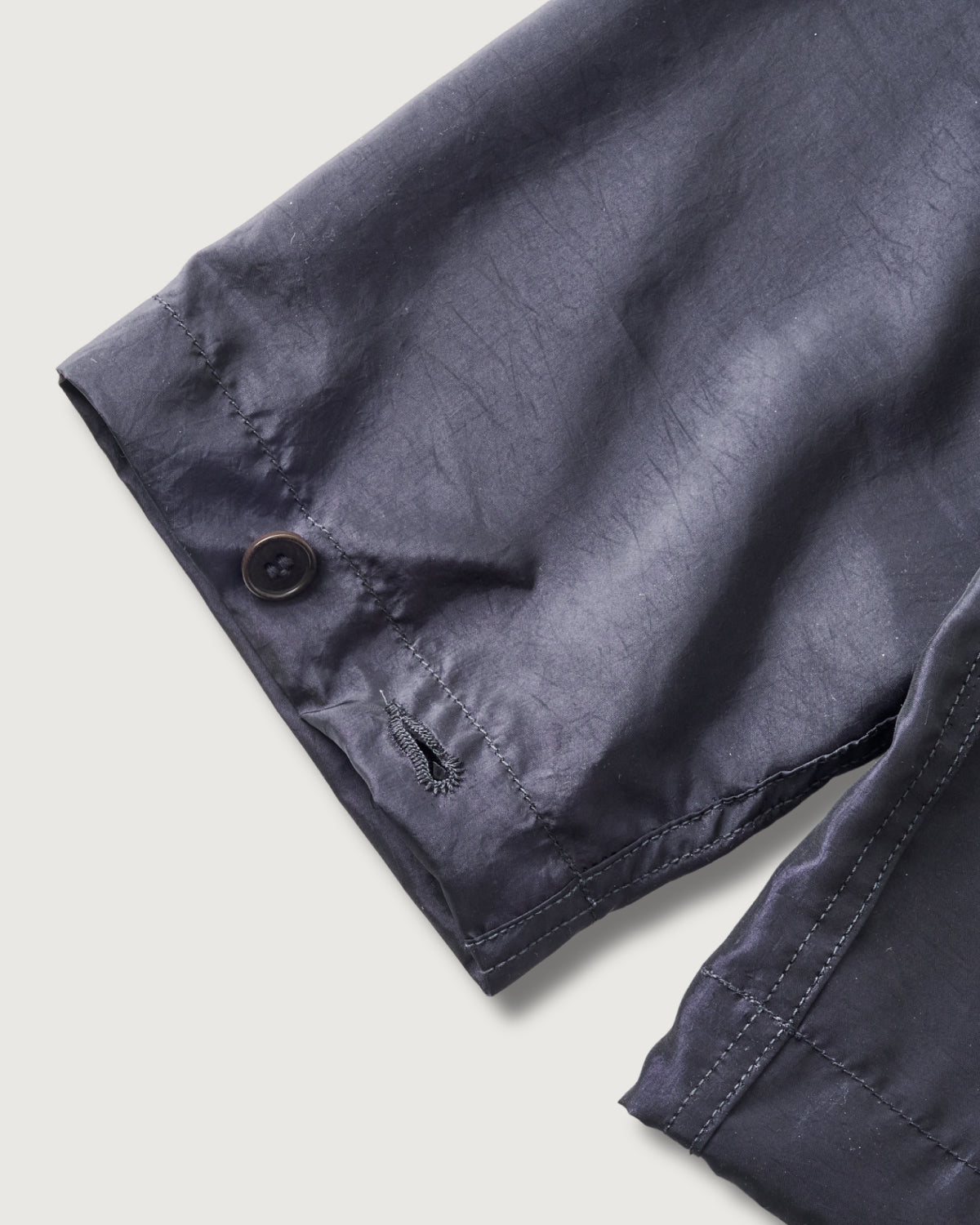 [9/26 RELEASE] #3132-MTN CRAFTMASTER Hoody : metallic taffeta dark navy