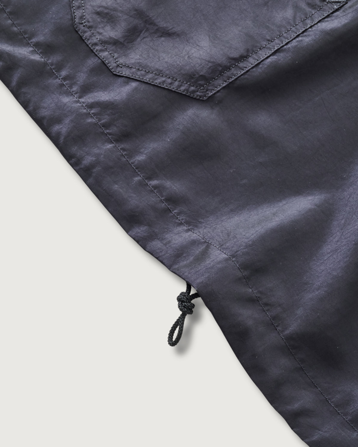 [9/26 RELEASE] #3132-MTN CRAFTMASTER Hoody : metallic taffeta dark navy