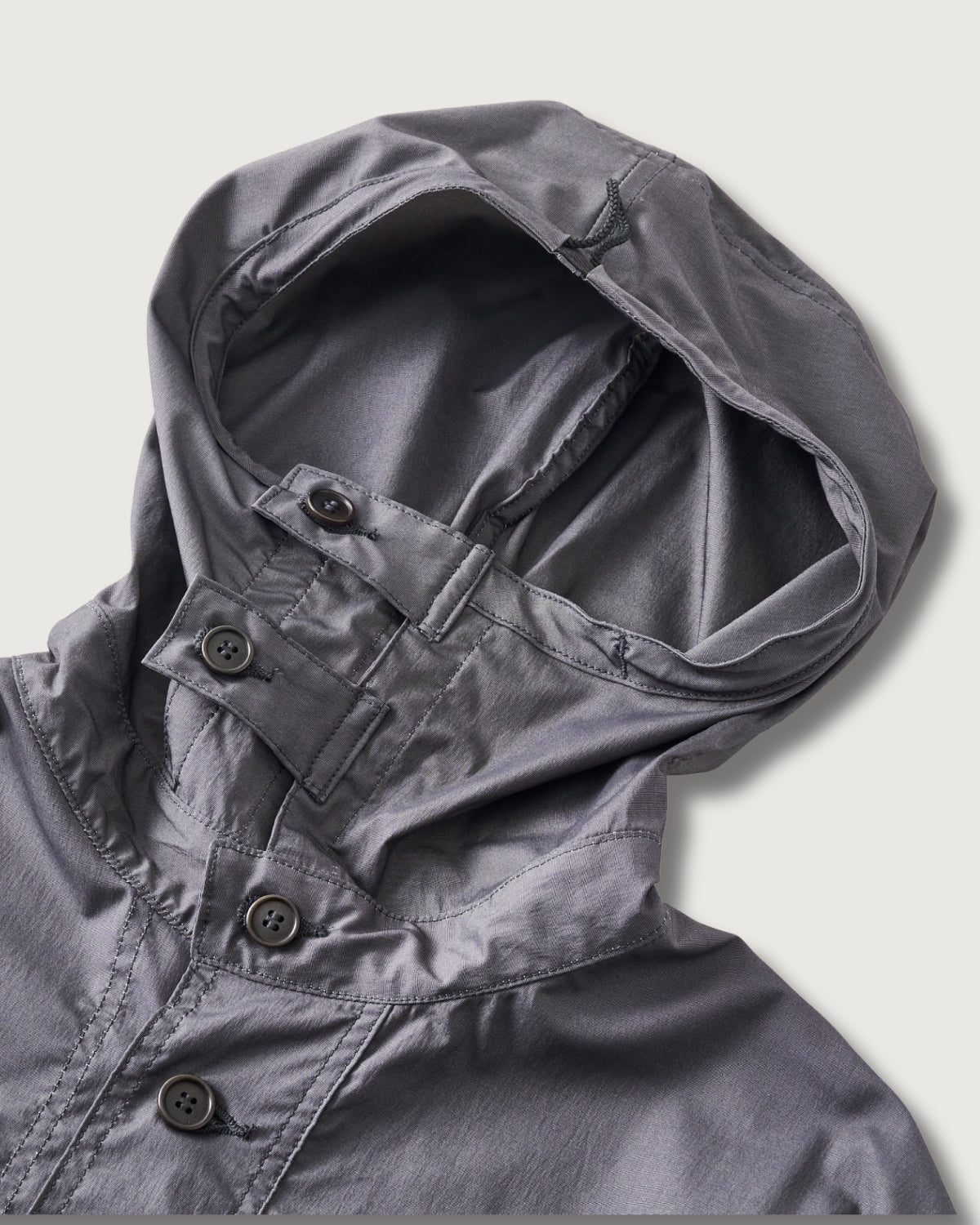 [9/26 RELEASE] #3132-NEG CRAFTMASTER Hoody : nylon end-on-end grey