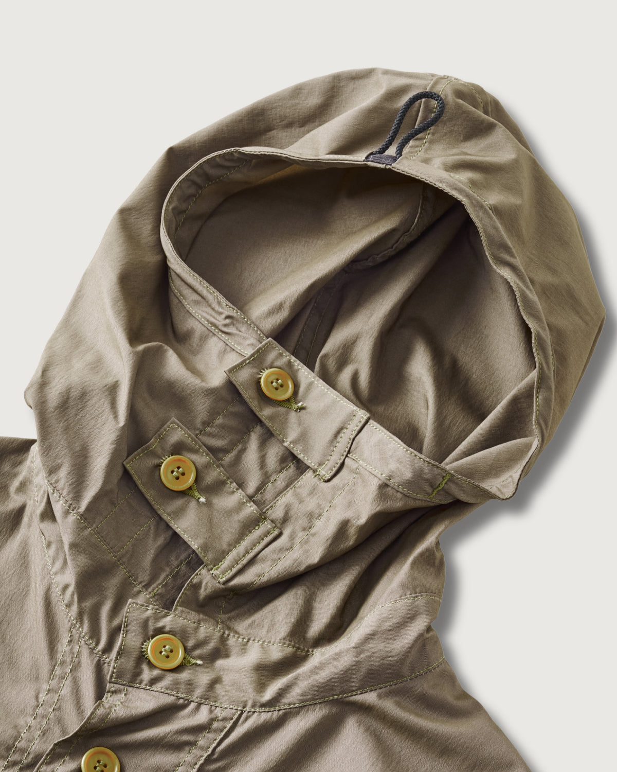 [9/26 RELEASE] #3132-NEO CRAFTMASTER Hoody : nylon end-on-end khaki