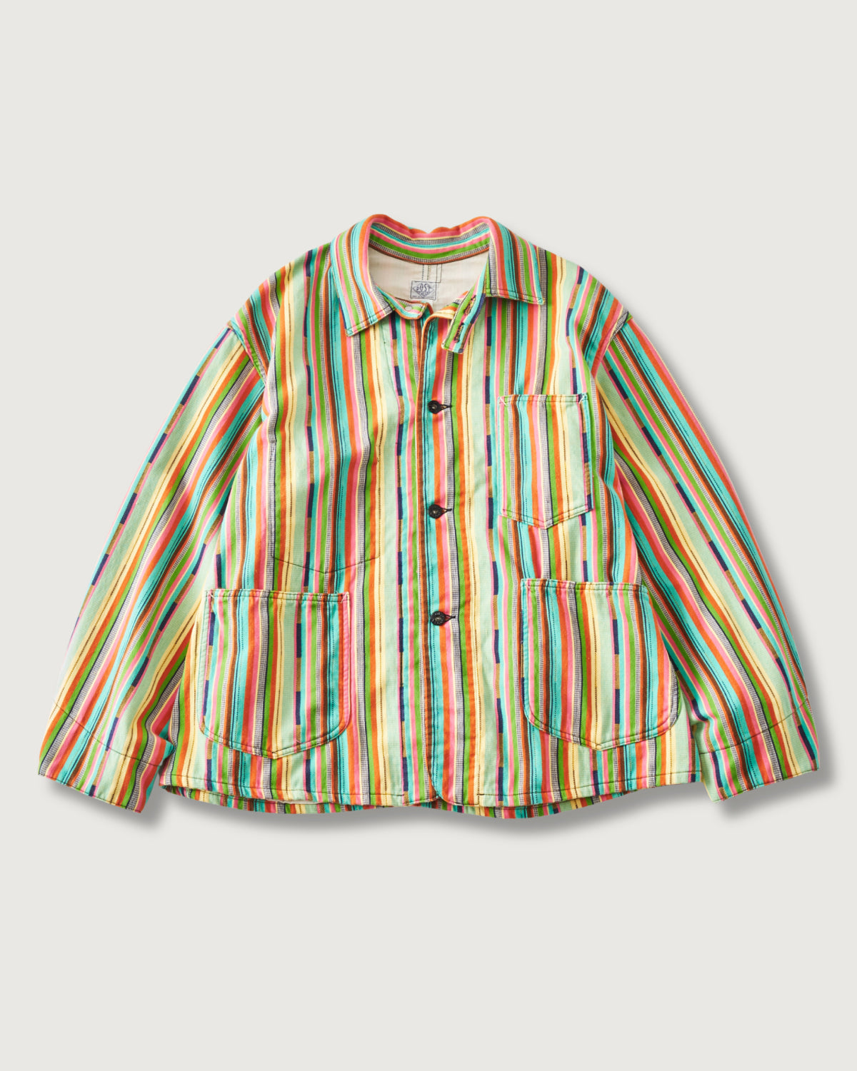 #3133W-MS POST 46-W : multi stripe x HBT multi green