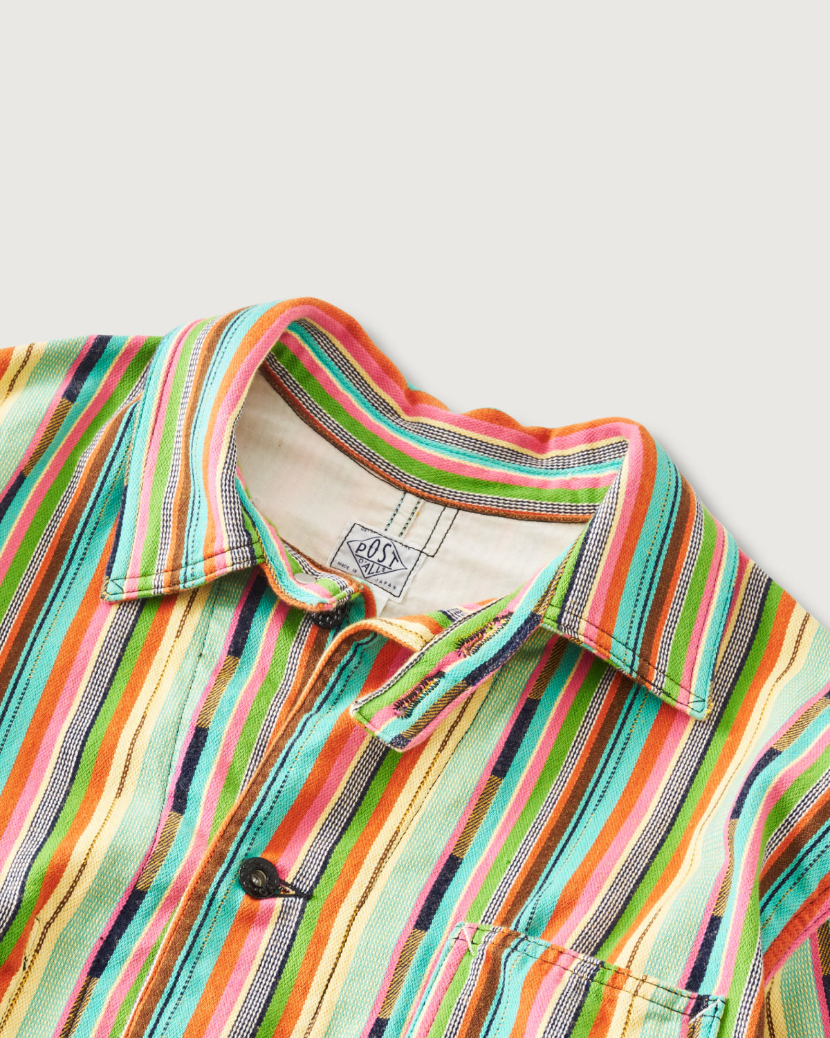 #3133W-MS POST 46-W : multi stripe x HBT multi green