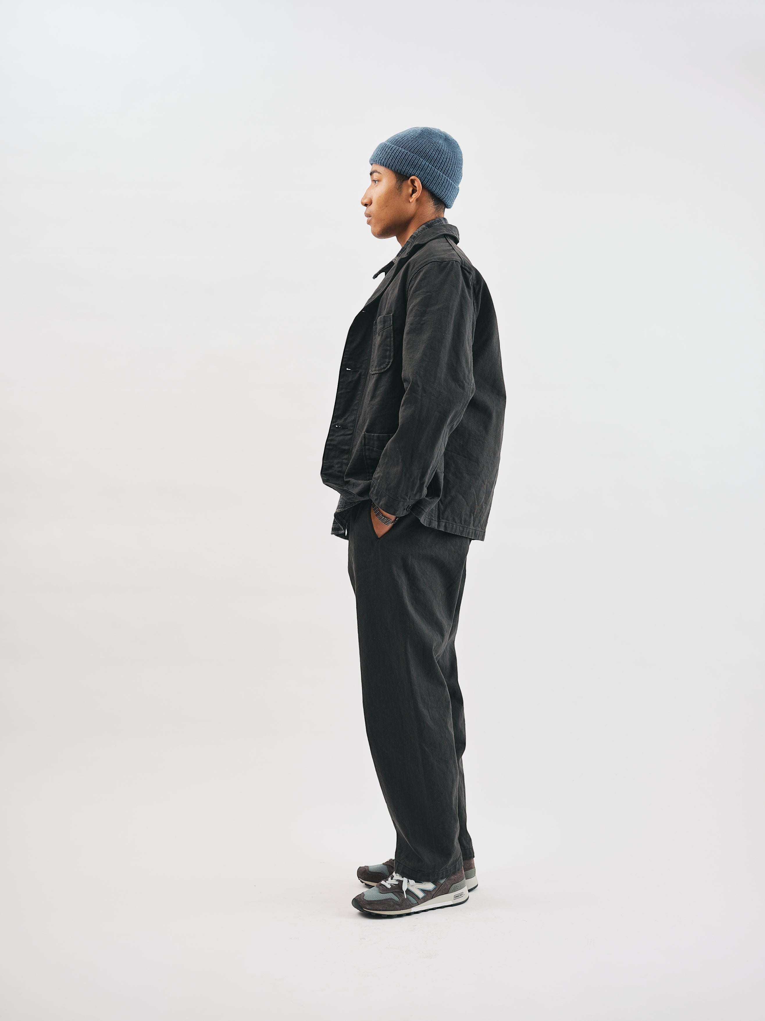 #3142-WFC OK Rider 6 : w flat twill charcoal