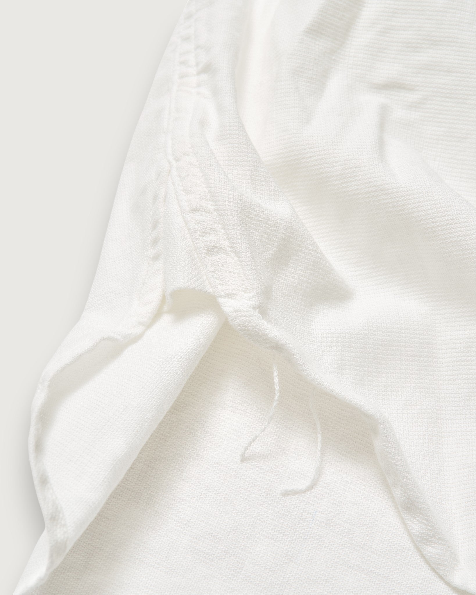 #3213SB-PCW NAVY CUT~Band S/S : Panama cloth white