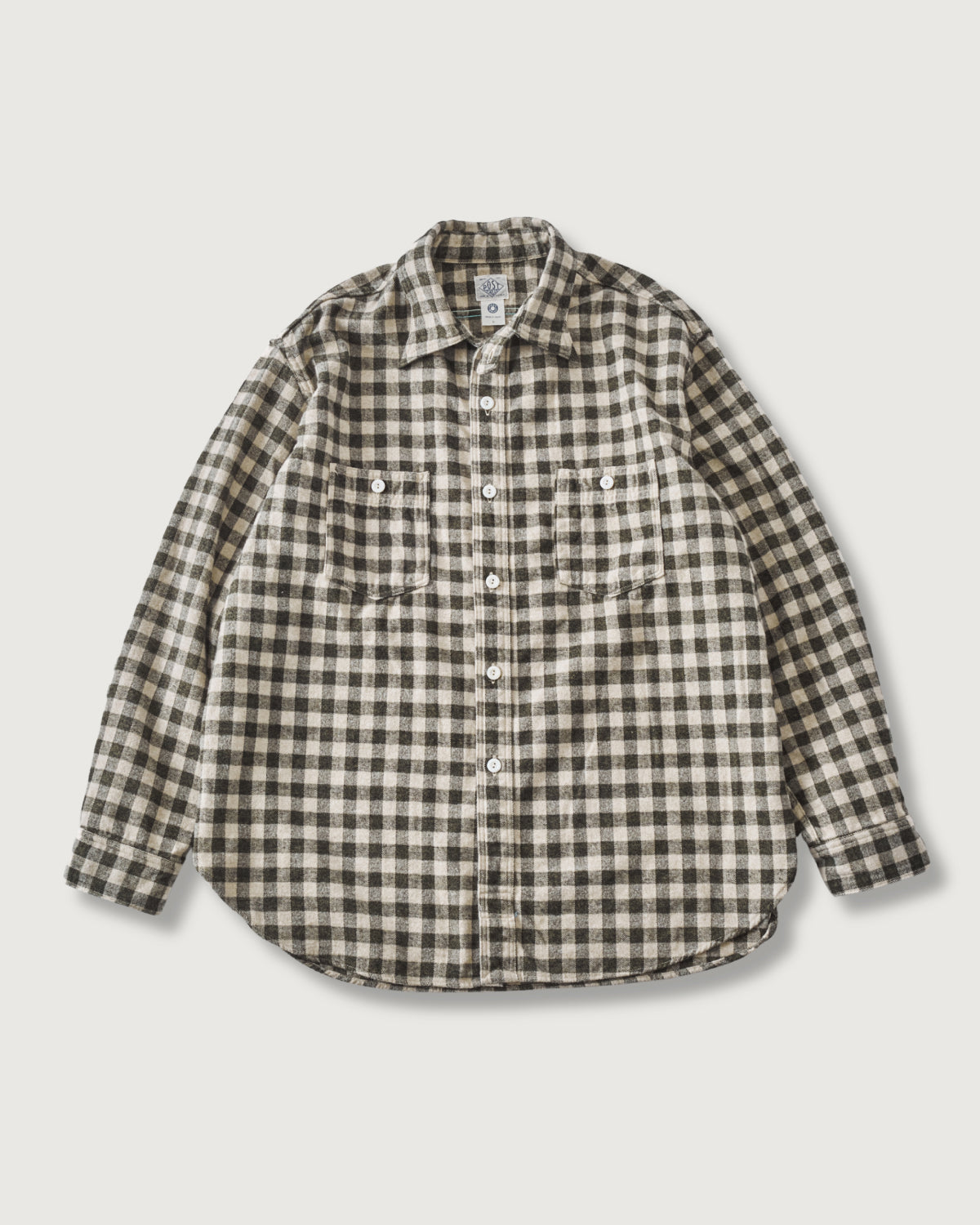 #3217-FP3 St.Louis : cotton flannel plaid grey block